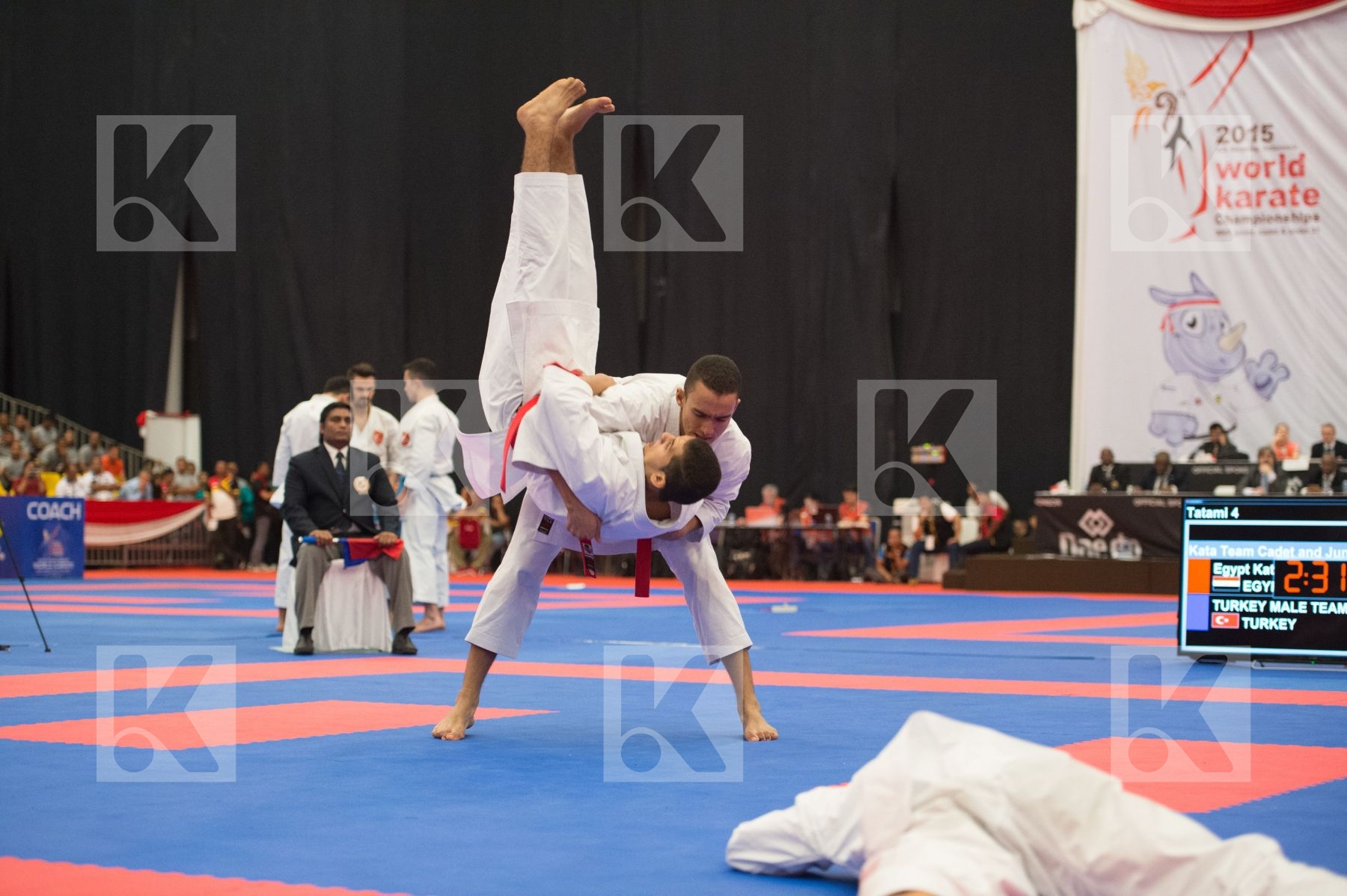 cadet Egypt Junior Kata male team