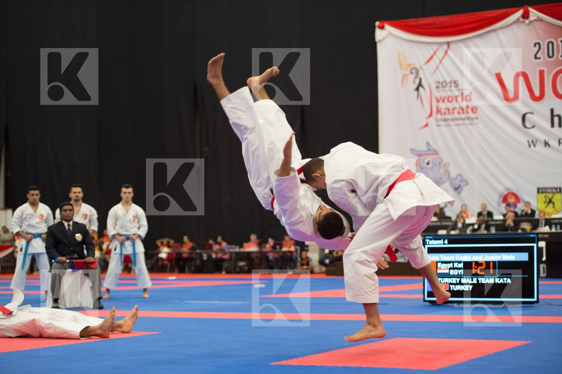 cadet Egypt Junior Kata male team