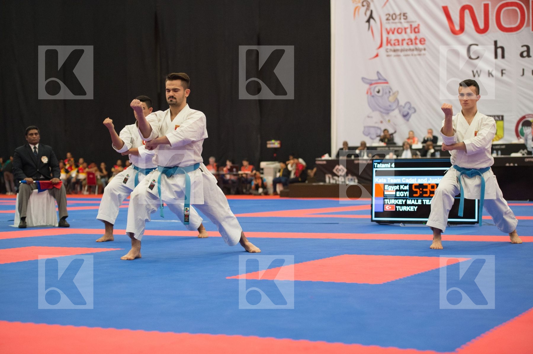 cadet Junior Kata male team Turkey