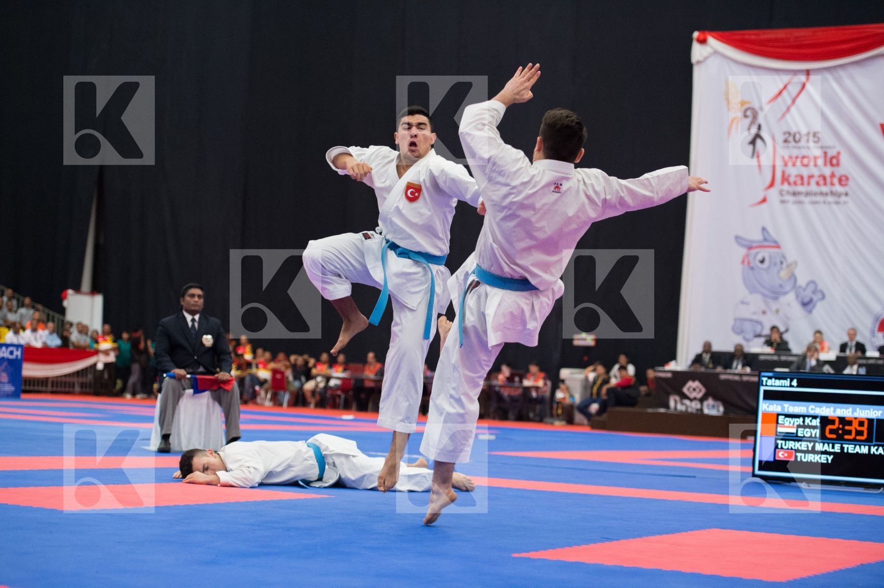 cadet Junior Kata male team Turkey