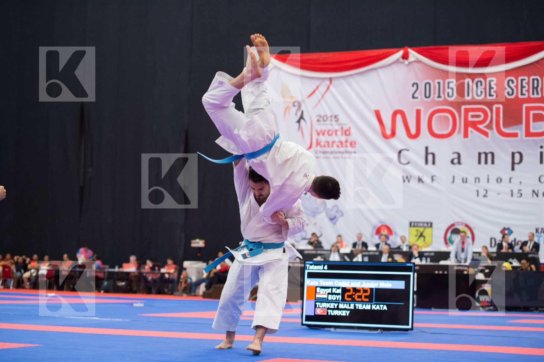 cadet Junior Kata male team Turkey
