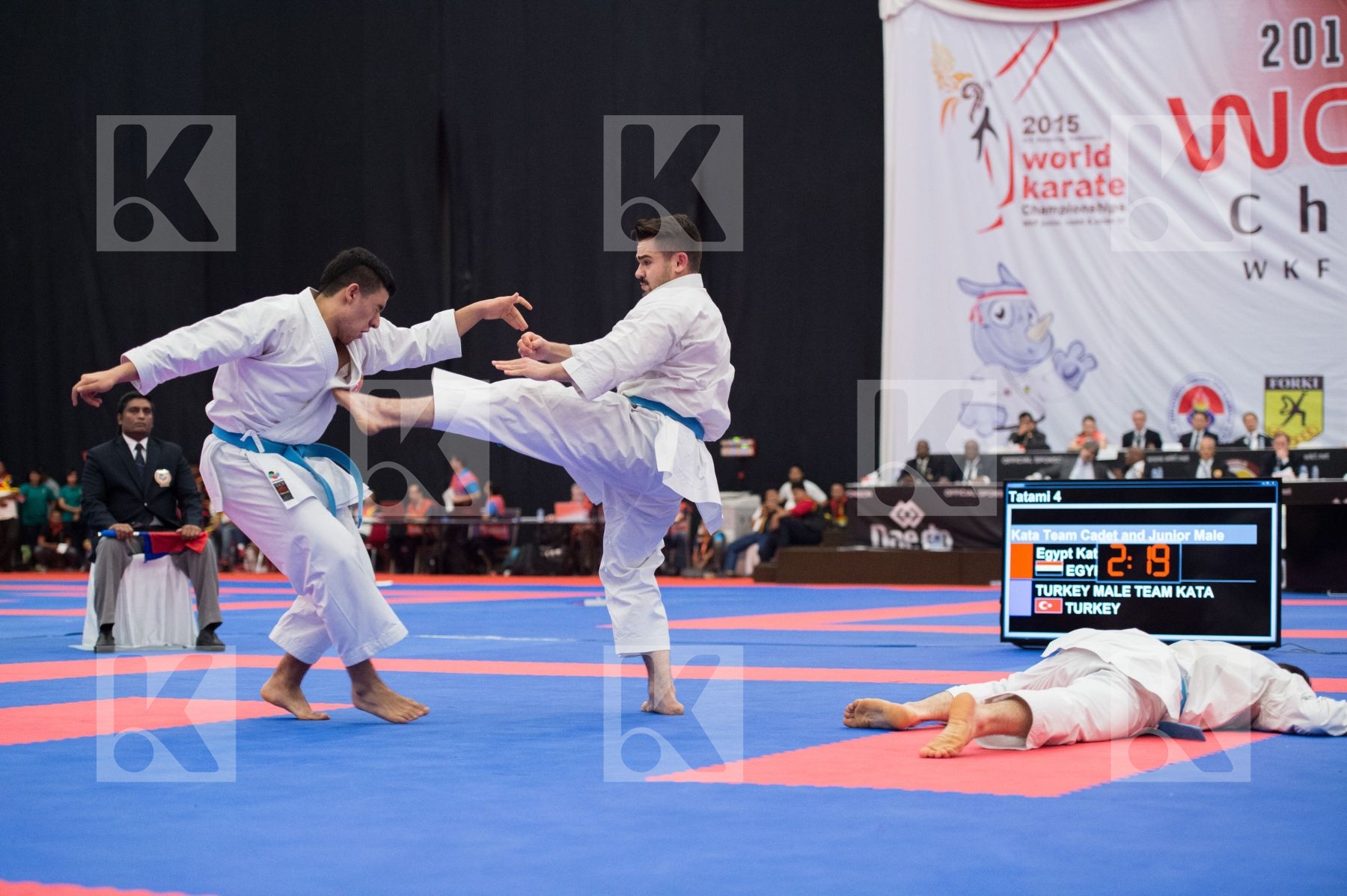 cadet Junior Kata male team Turkey