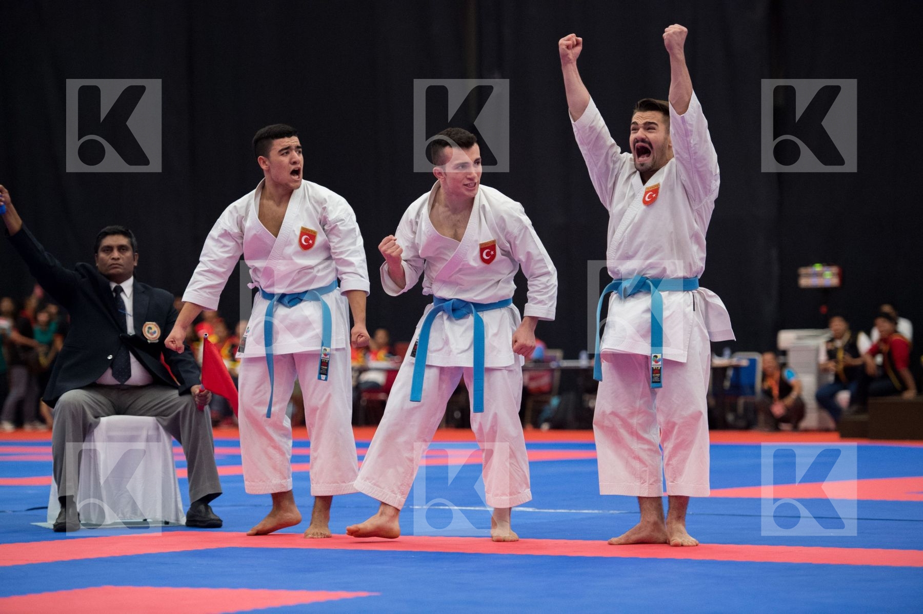 cadet Junior Kata male team Turkey