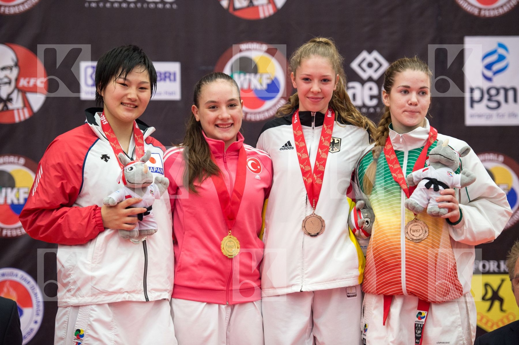 54+ kg Aliakseyeva Maryia Belarus cadet Germany Japan kumite Saw
