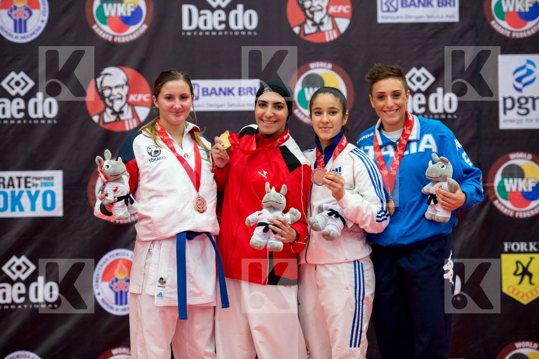 -68 kg Azerbaijan Egypt France Hassouni Imane Italy Mohamed Nada
