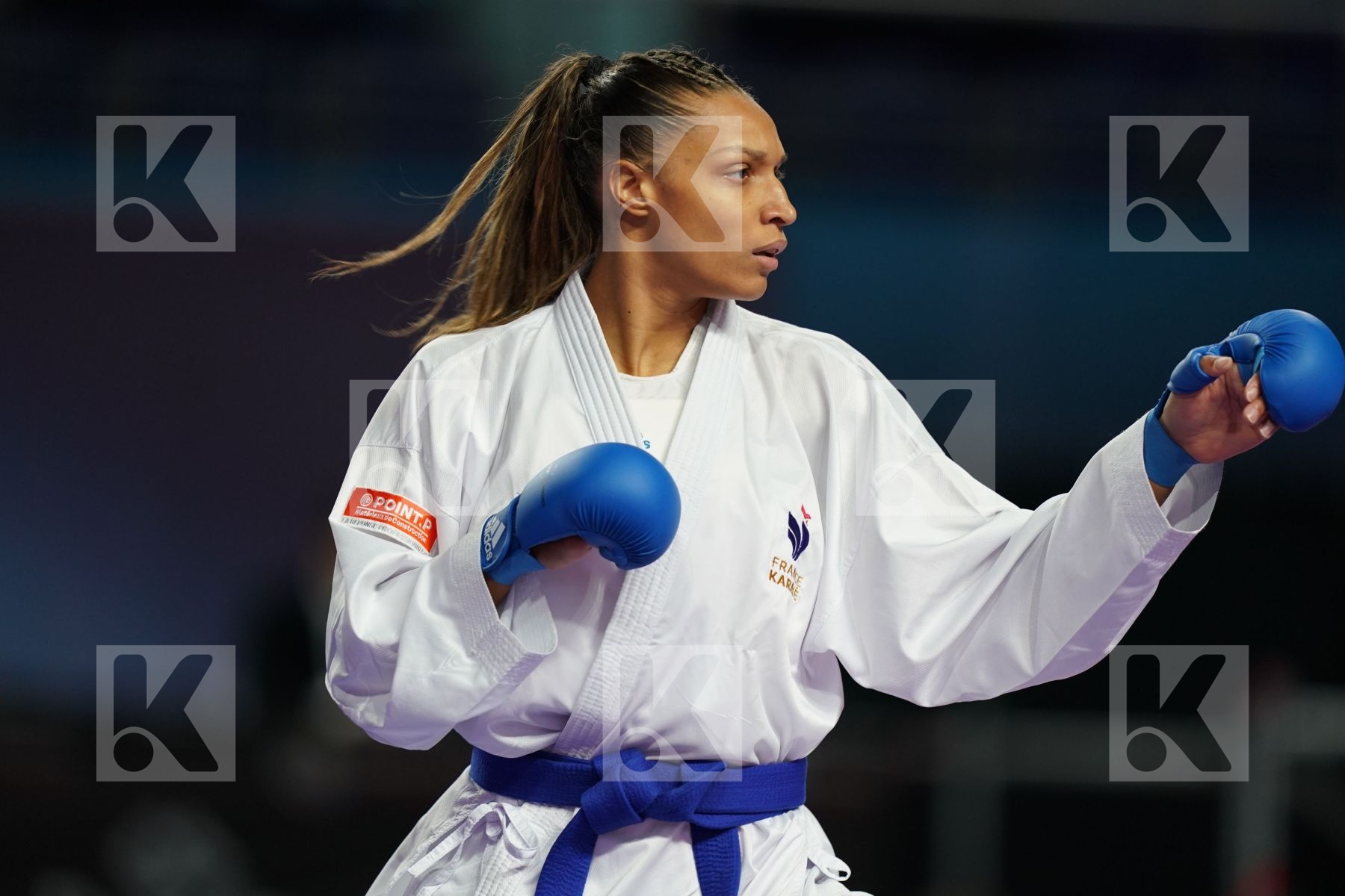 HANA ANTUNOVIC (SWEDEN) vs ANNE LAURE FLORENTIN (FRANCE) in Junior Kumite Male 68 + Kg - Bronze bout