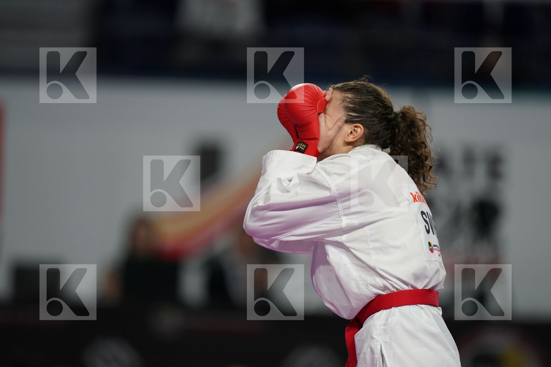 HANA ANTUNOVIC (SWEDEN) vs ANNE LAURE FLORENTIN (FRANCE) in Junior Kumite Male 68 + Kg - Bronze bout