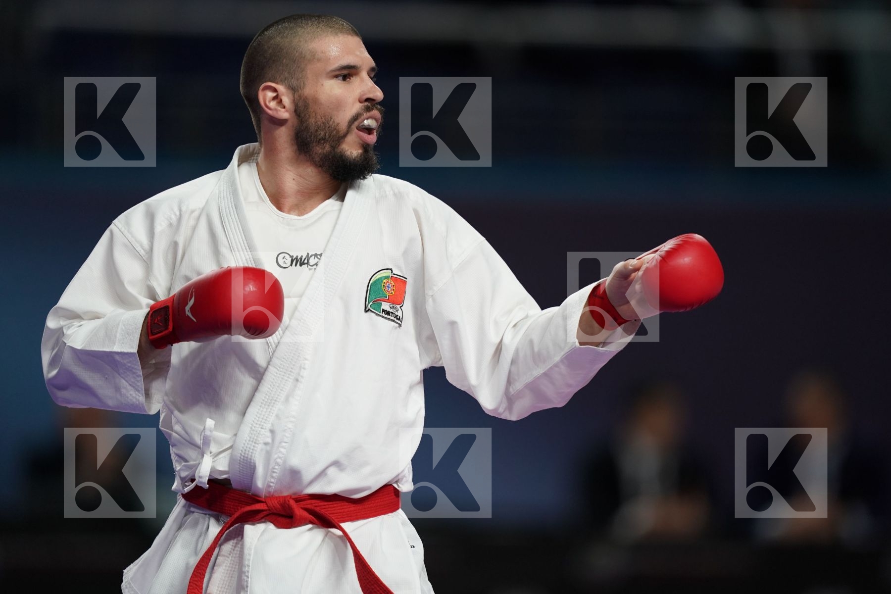 FILIPE REIS (PORTUGAL) vs BABACAR SECK SAKHO (SPAIN) in Senior Kumite 84+ Kg - Bronze bout