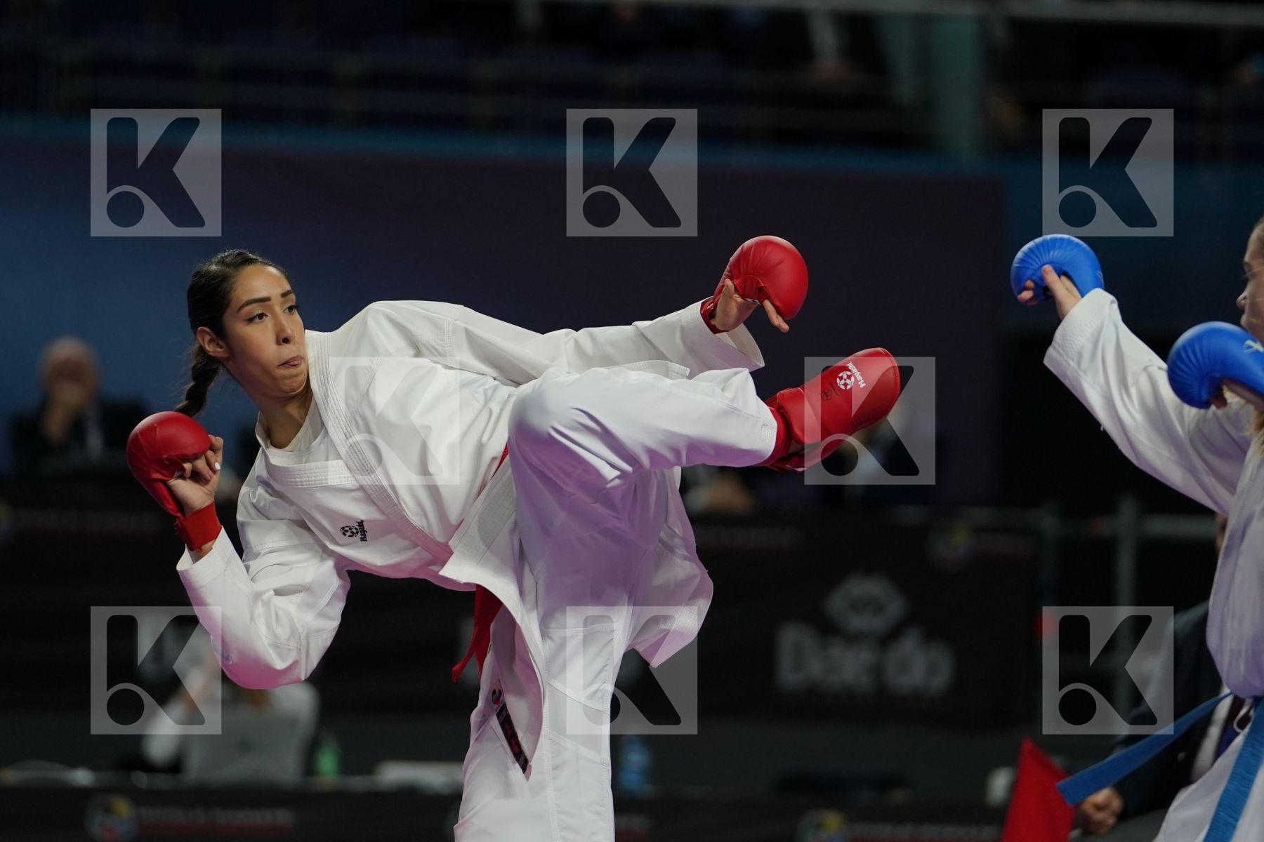 LAMYA MATOUB (ALGERIA) vs MARYIA ALIAKSEYEVA (BELARUS) in Senior Kumite Ð 68 Kg - Bronze bout