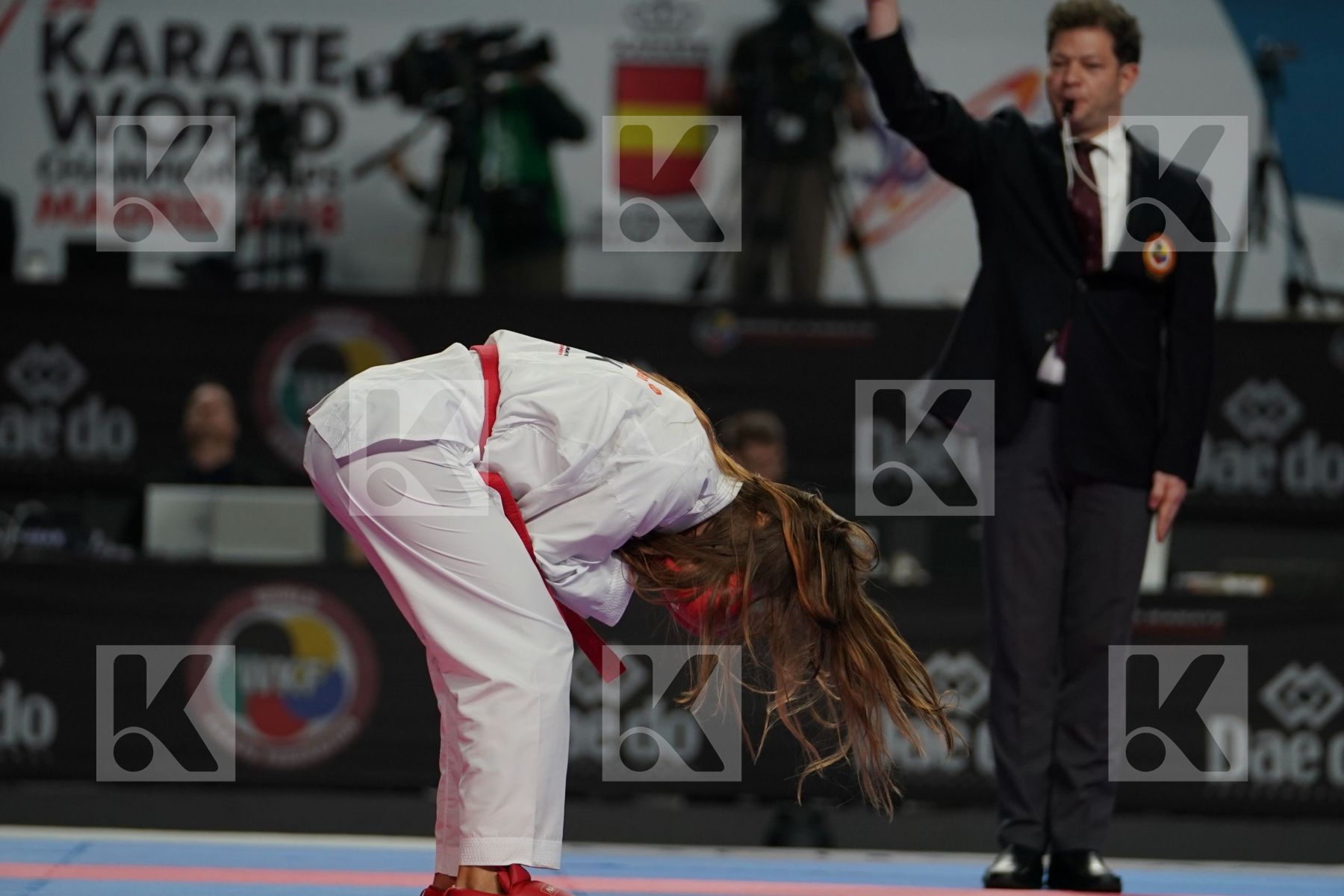 MIROSLAVA KOPUNOVA (SLOVAKIA) vs HALYNA MELNYK (UKRAINE) in Senior Kumite Ð 68 Kg - Bronze bout