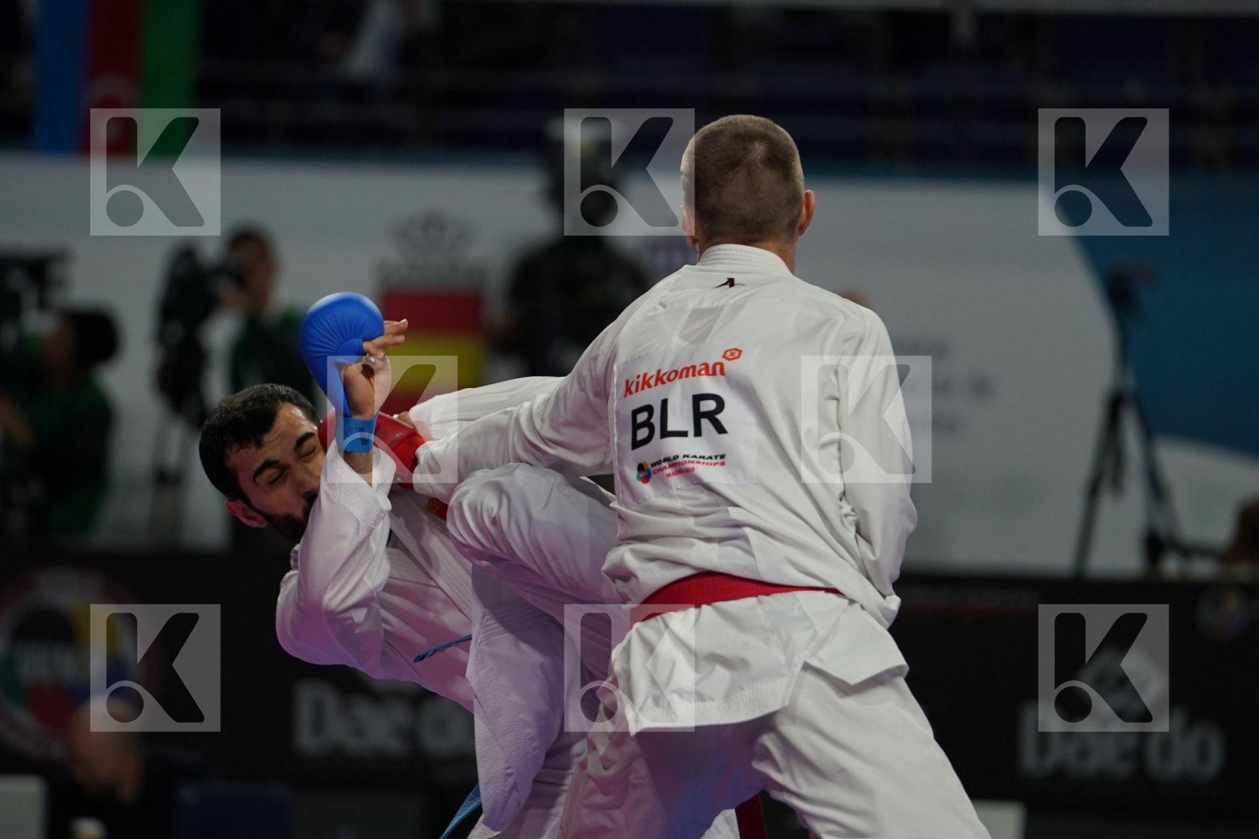 ANTON ISAKAU (BELARUS) vs UGUR AKTAS (TURKEY) in Senior Kumite Ð 84 Kg - Bronze bout