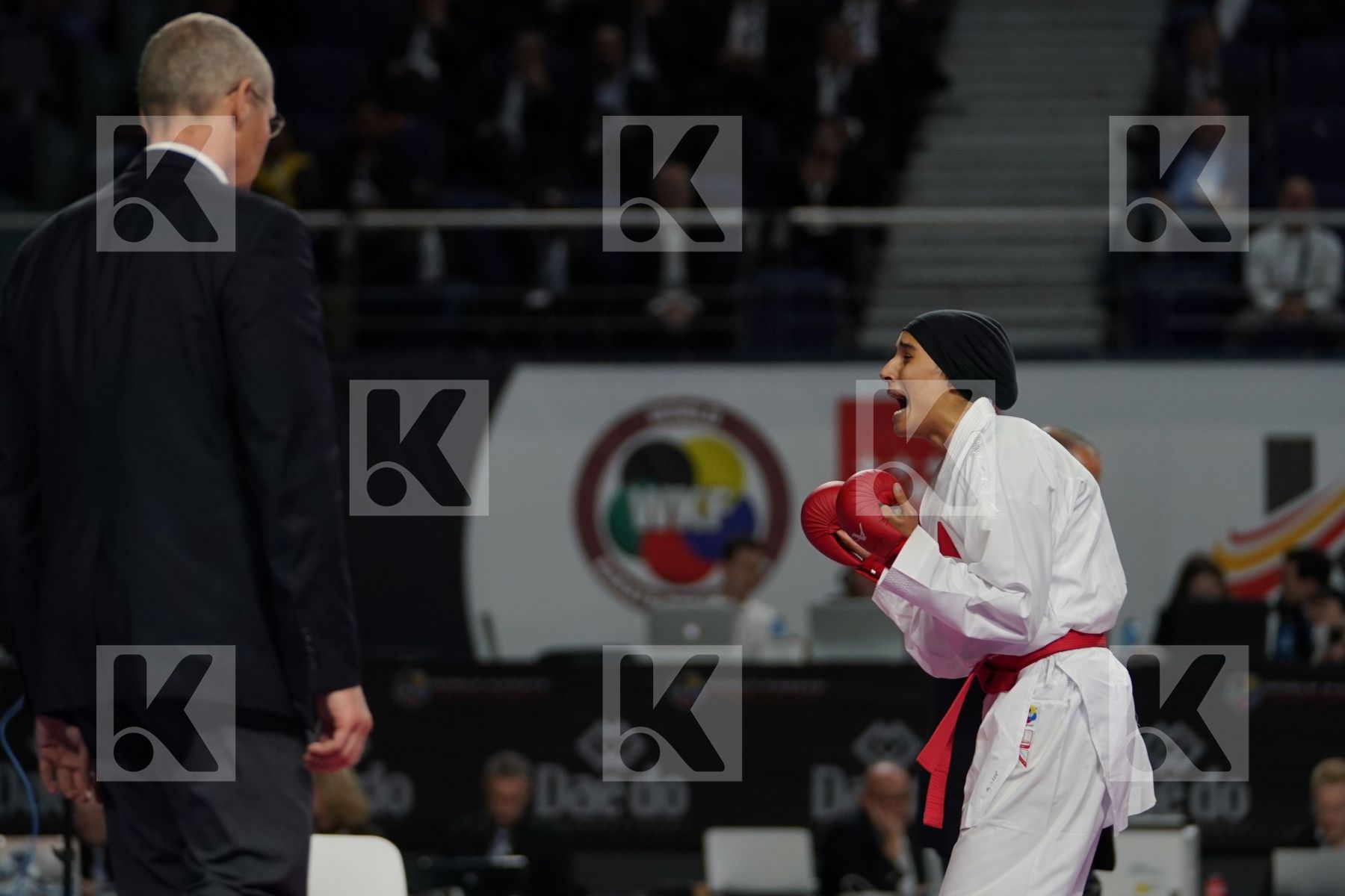 BTISSAM SADINI (MOROCCO) vs LAURA PASQUA (ITALY) in Senior Kumite Ð 61 Kg - Bronze bout