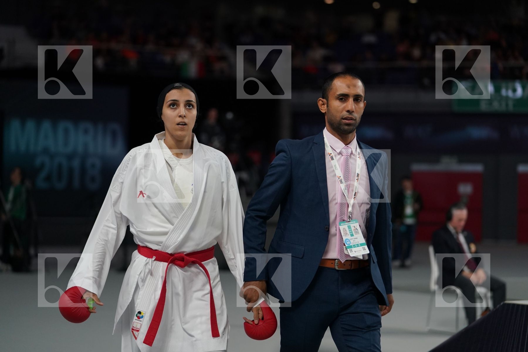 GIANA LOTFY (EGYPT) vs MERVE COBAN (TURKEY) in Senior Kumite Ð 61 Kg - Bronze bout