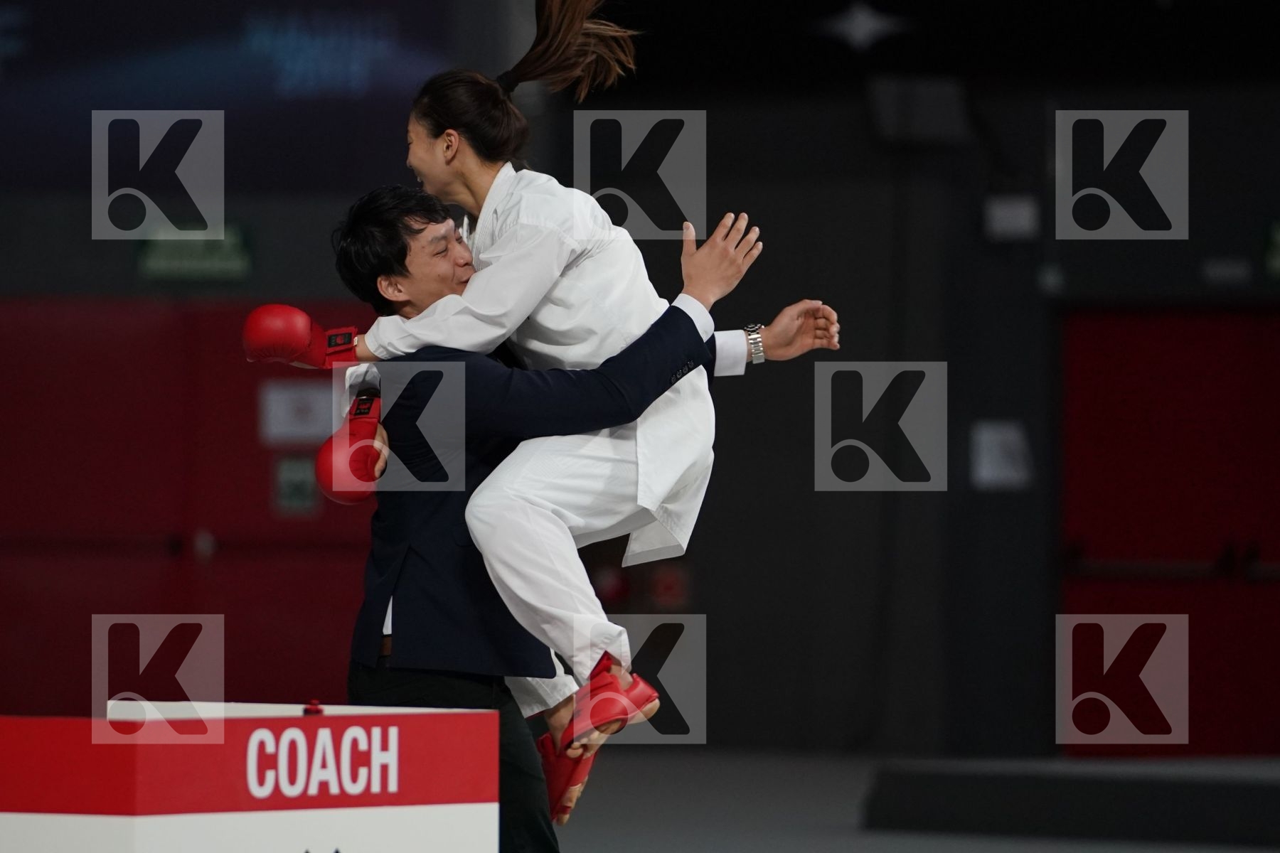 TZU-YUN WEN (CHINESE TAIPEI) vs VALERIIA ALEKHINA (RUSSIAN FEDERATION) in Senior Kumite -55 Kg - Bronze bout