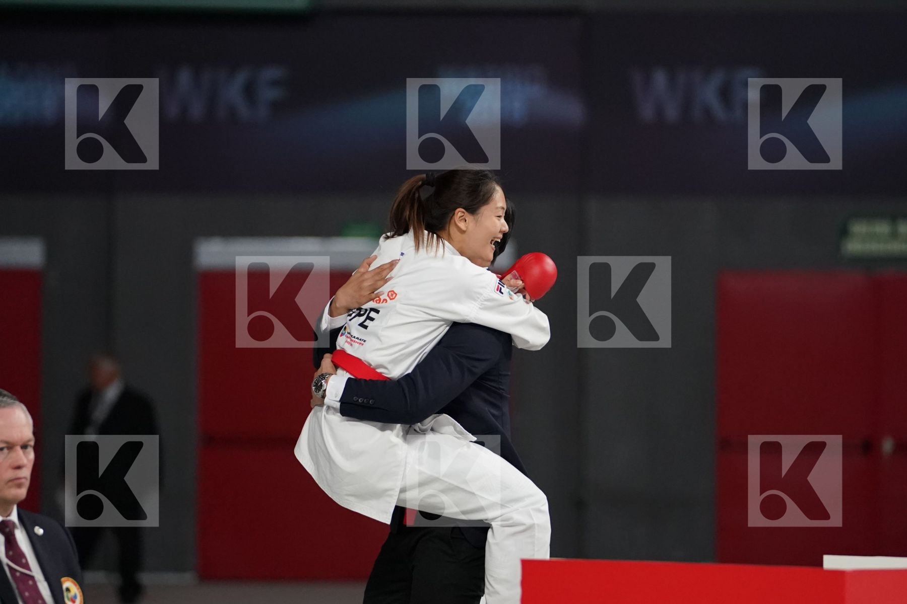 TZU-YUN WEN (CHINESE TAIPEI) vs VALERIIA ALEKHINA (RUSSIAN FEDERATION) in Senior Kumite -55 Kg - Bronze bout