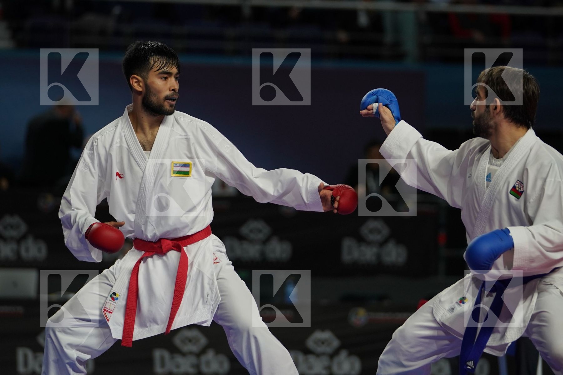 DASTONBEK OTABOLAEV (UZBEKISTAN) vs RAFAEL AGHAYEV (AZERBAIJAN) in Senior Kumite Ð 75 Kg - Bronze bout