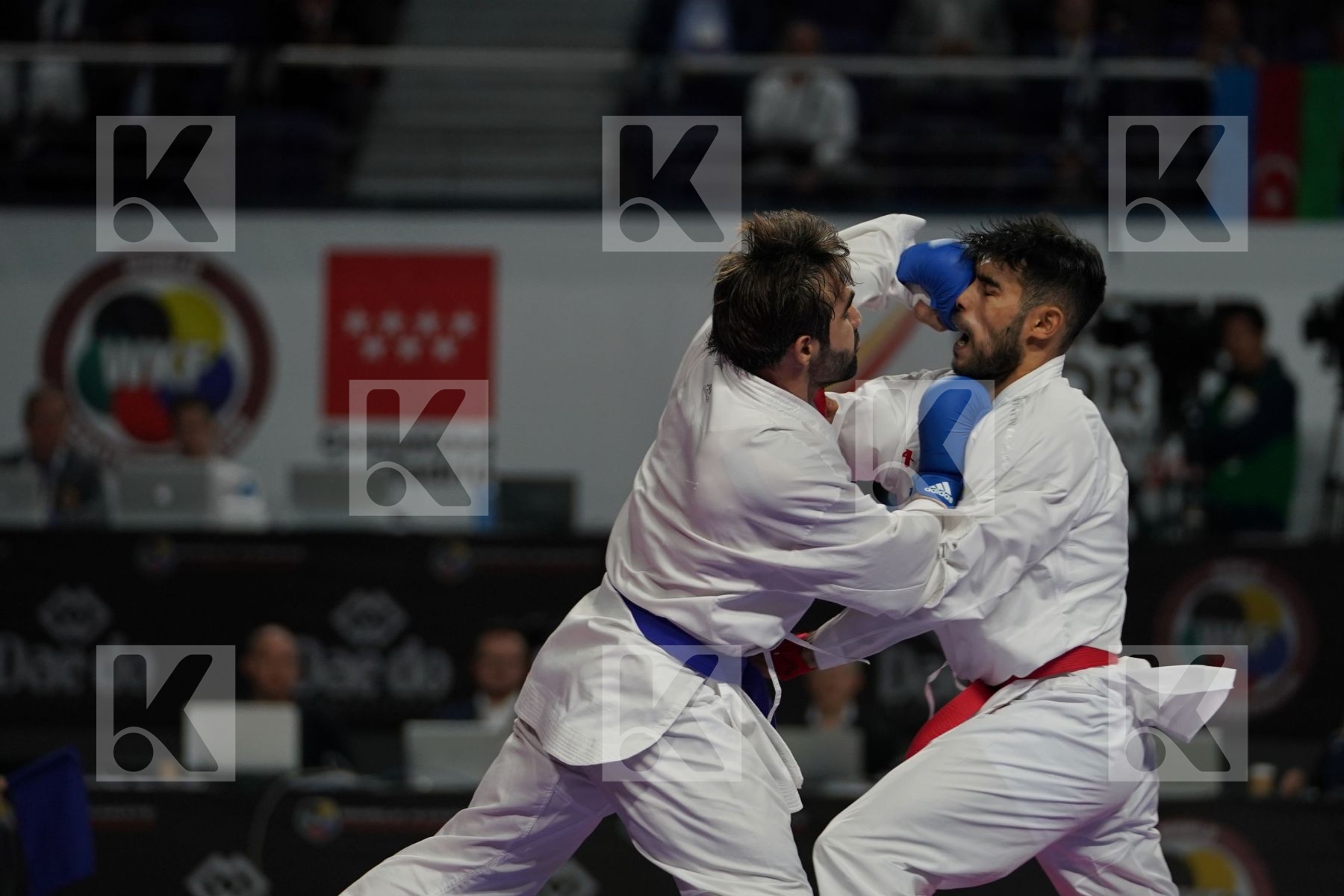 DASTONBEK OTABOLAEV (UZBEKISTAN) vs RAFAEL AGHAYEV (AZERBAIJAN) in Senior Kumite Ð 75 Kg - Bronze bout