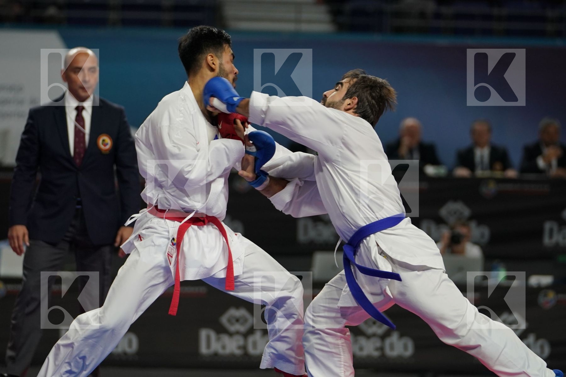 DASTONBEK OTABOLAEV (UZBEKISTAN) vs RAFAEL AGHAYEV (AZERBAIJAN) in Senior Kumite Ð 75 Kg - Bronze bout