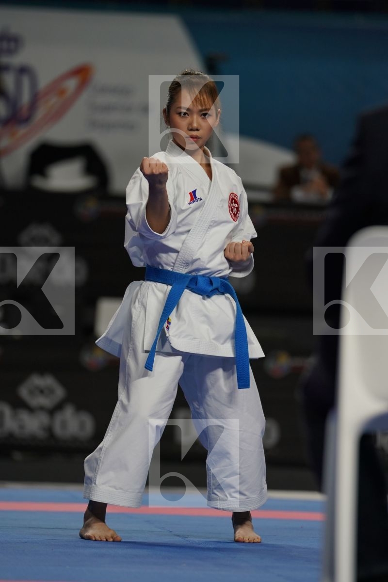 MARIA DIMITROVA (DOMINICAN REPUBLIC) vs MO SHEUNG GRACE LAU (HONG KONG, CHINA) in Senior Female Kata - Bronze bout