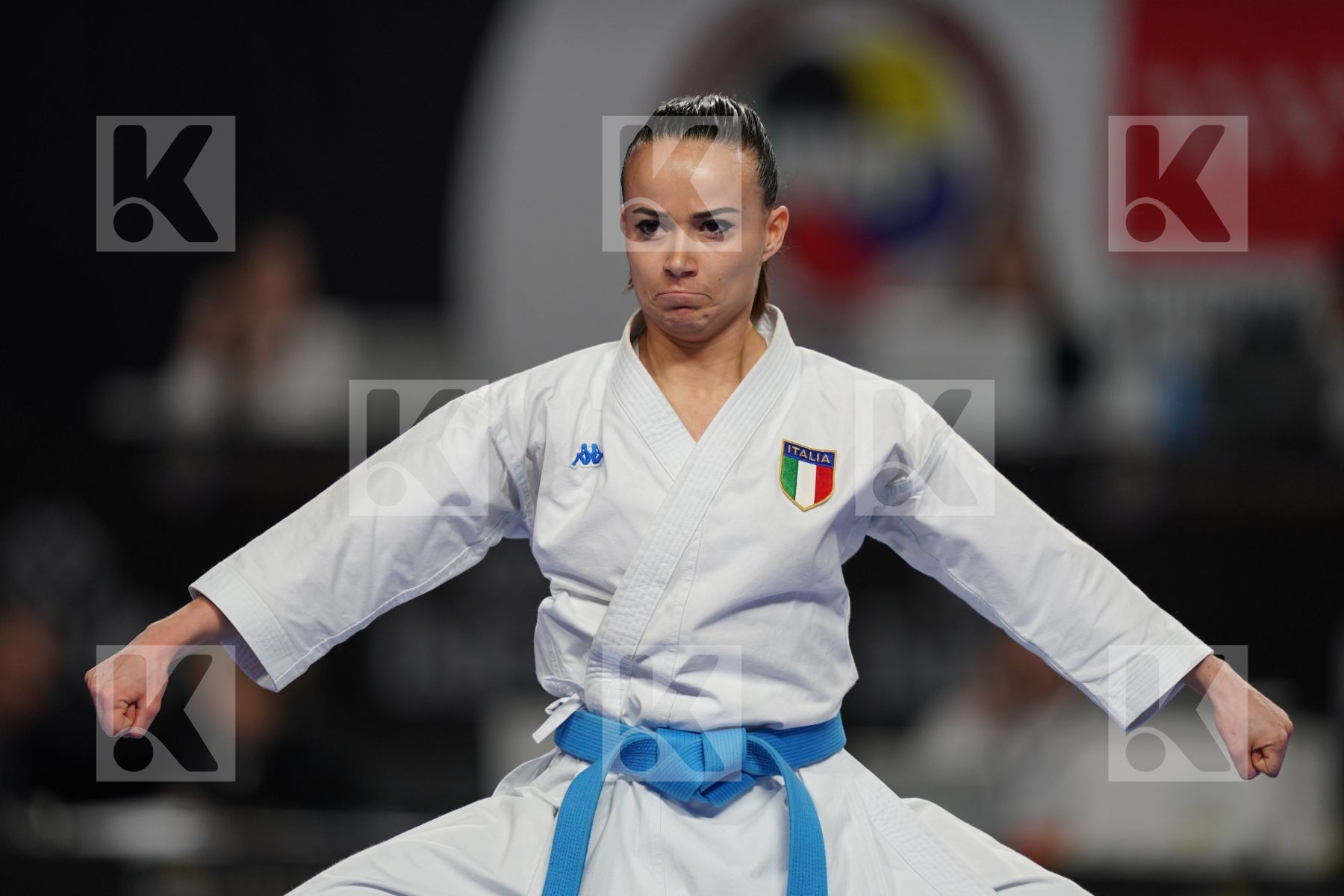 ALEXANDRA FERACCI (FRANCE) vs VIVIANA BOTTARO (ITALY) in Senior Female Kata - Bronze bout