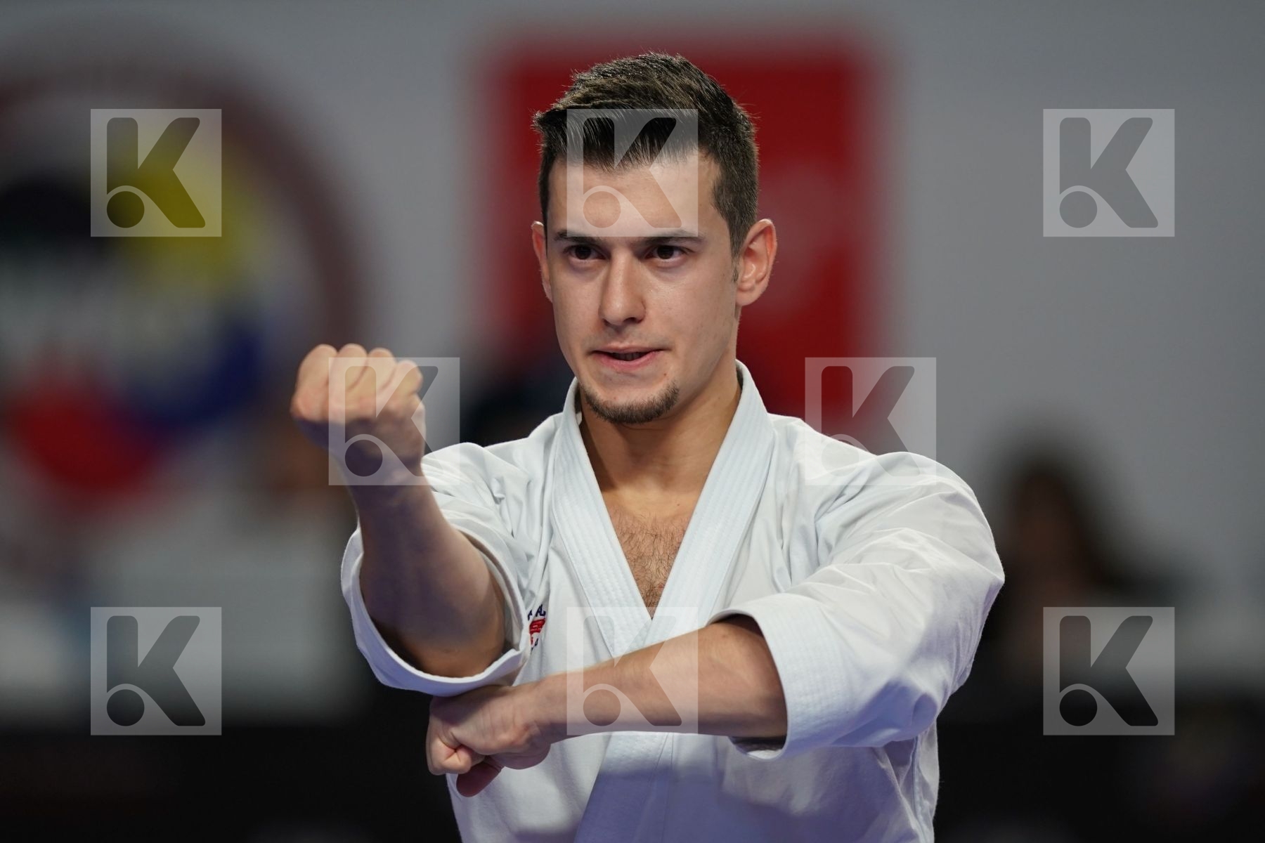 ALI SOFUOGLU (TURKEY) vs ANTONIO DIAZ (VENEZUELA) in Senior Male Kata - Bronze bout