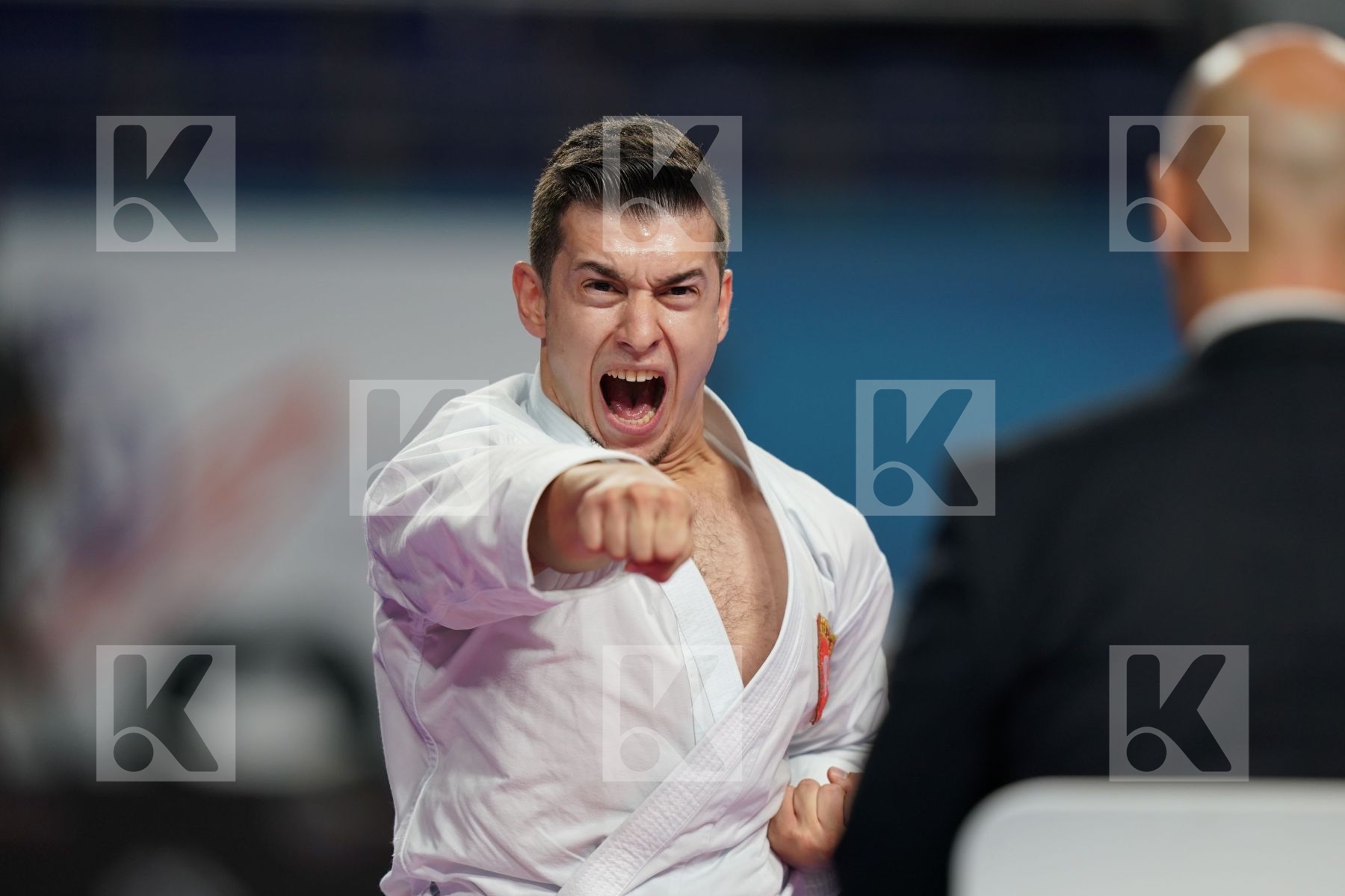 ALI SOFUOGLU (TURKEY) vs ANTONIO DIAZ (VENEZUELA) in Senior Male Kata - Bronze bout