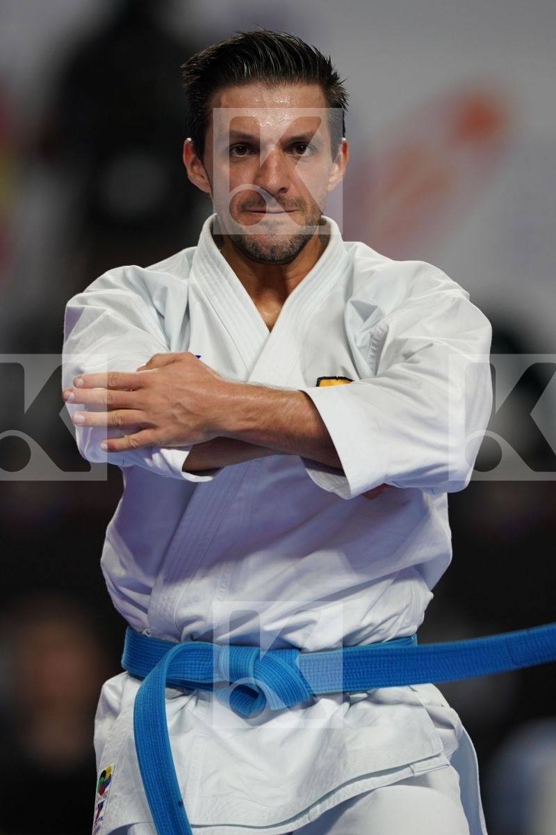 ALI SOFUOGLU (TURKEY) vs ANTONIO DIAZ (VENEZUELA) in Senior Male Kata - Bronze bout