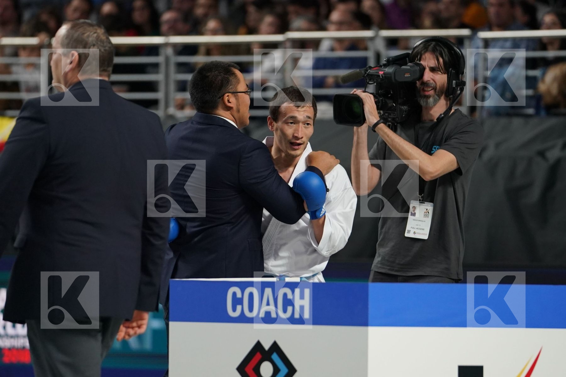 KALVIS KALNINS (LATVIA) vs DARKHAN ASSADILOV (KAZAKHSTAN) in Senior Kumite -60 Kg - Bronze bout