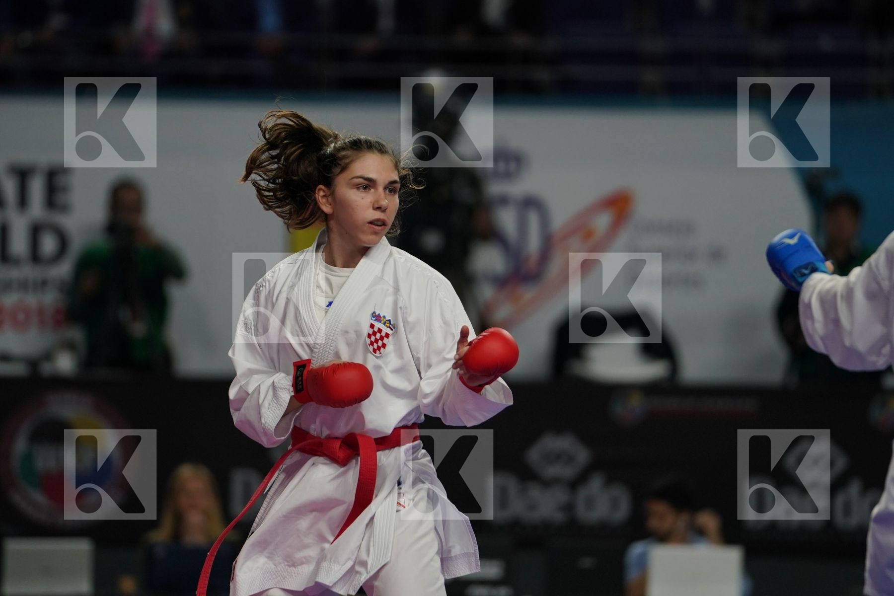 JELENA PEHAR (CROATIA) vs BETTINA PLANK (AUSTRIA) in Senior Kumite -50 Kg - Bronze bout