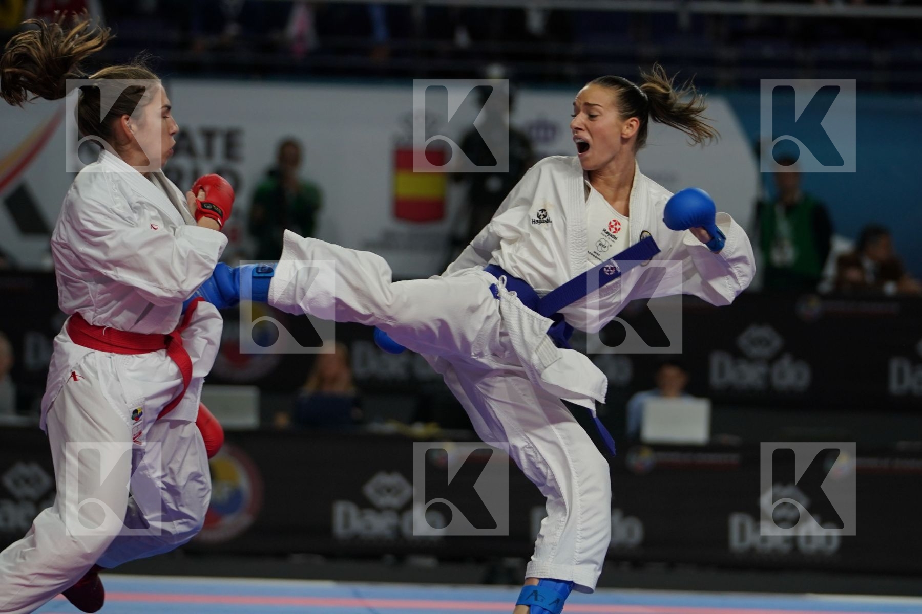 JELENA PEHAR (CROATIA) vs BETTINA PLANK (AUSTRIA) in Senior Kumite -50 Kg - Bronze bout