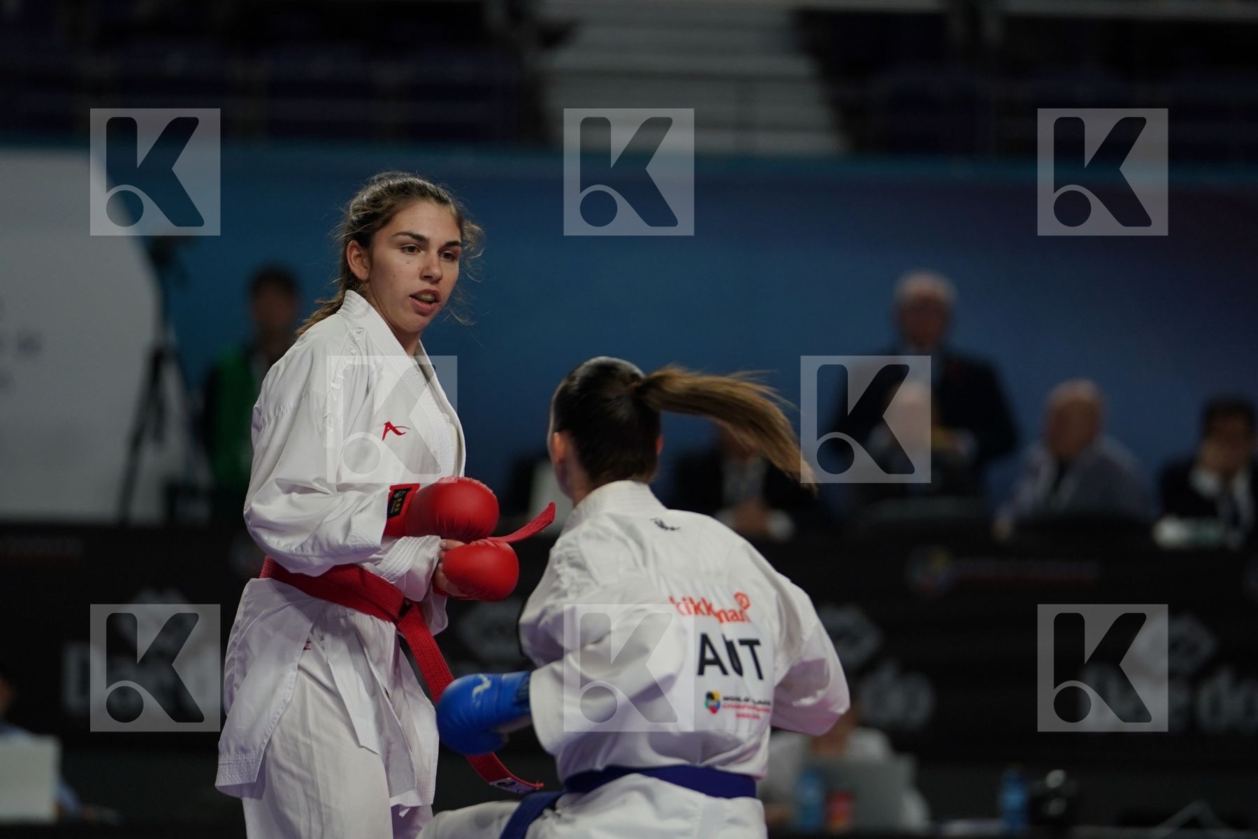 JELENA PEHAR (CROATIA) vs BETTINA PLANK (AUSTRIA) in Senior Kumite -50 Kg - Bronze bout