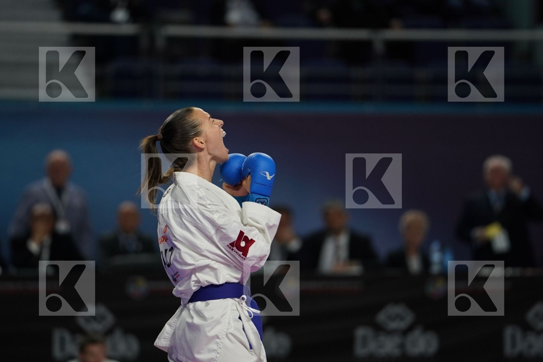 JELENA PEHAR (CROATIA) vs BETTINA PLANK (AUSTRIA) in Senior Kumite -50 Kg - Bronze bout