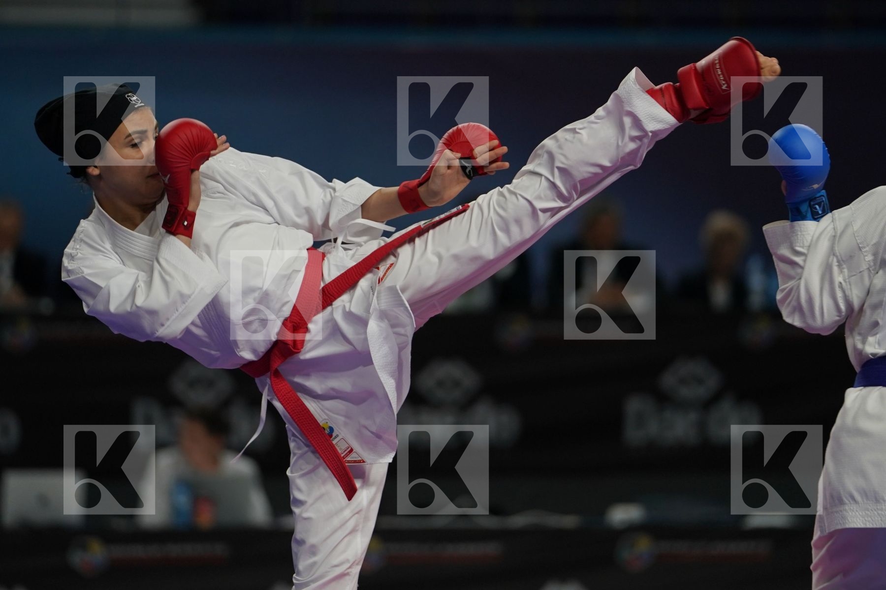 SARA BAHMANYAR (ISLAMIC REPUBLIC OF IRAN) vs TATIANA RYBALCHENKO (RUSSIAN FEDERATION) in Senior Kumite -50 Kg - Bronze bout