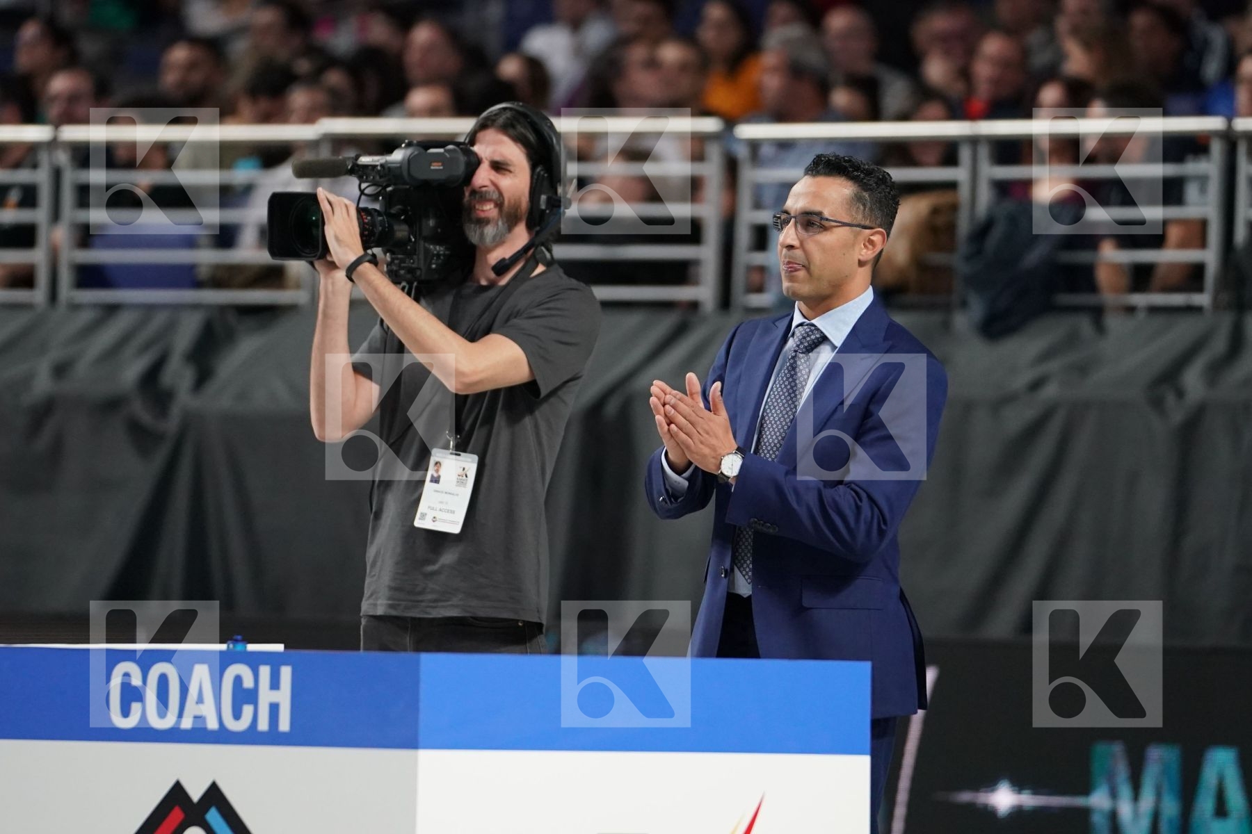 ABDEL RAHMAN ALMASATFA (JORDAN) vs CAMILO VELOZO (CHILE) in Senior Kumite -67 Kg - Bronze bout