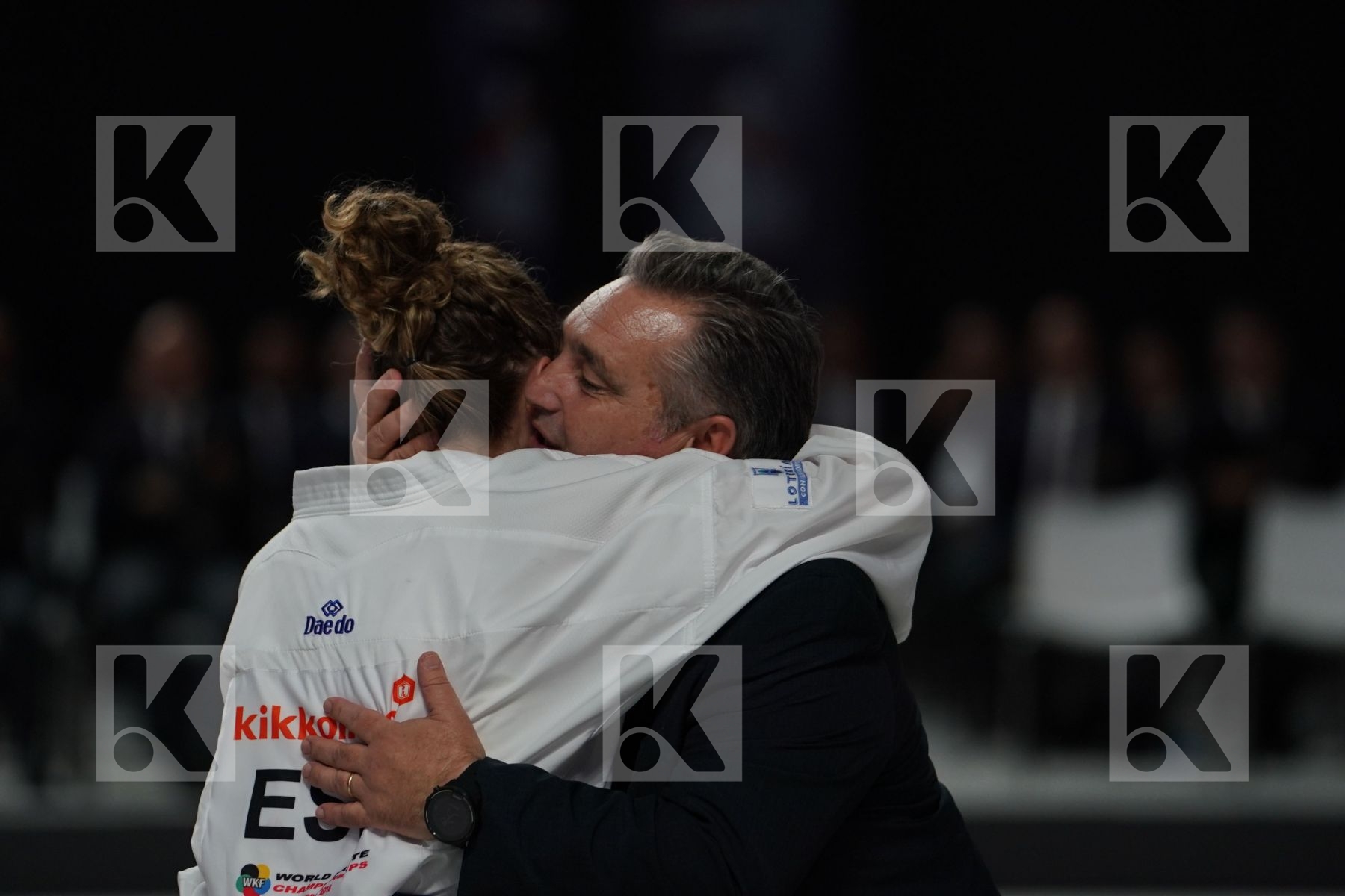 Spain (Ferrer_Garcia, Palacio_Gonzalez, Torres_Garcia, Vizcaino_Gonzalez) in Senior Team Female Kumite - Bronze bout