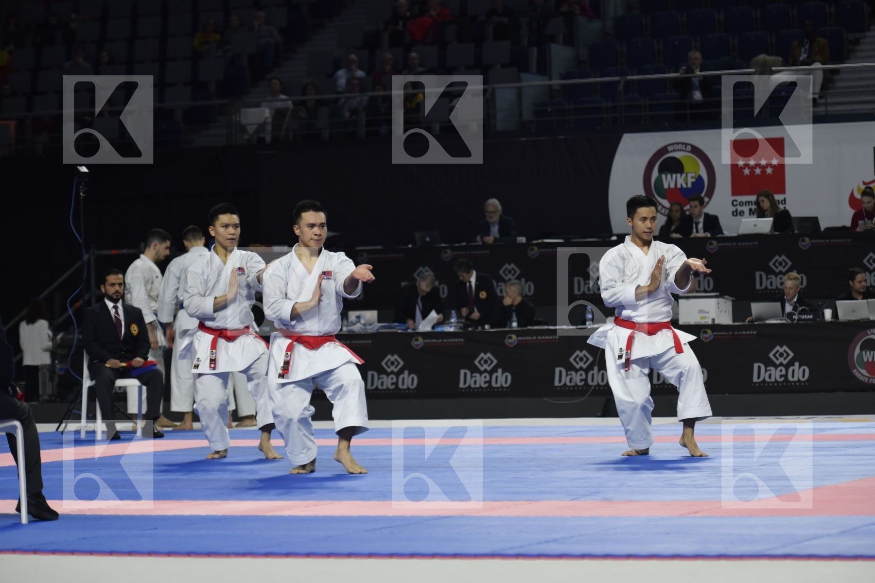 MALAYSIA (HOE, LEONG, OH THENG WEI) vs ITALY (GALLO, IODICE, PANAGIA) in Senior Team Male Kata - Bronze bout