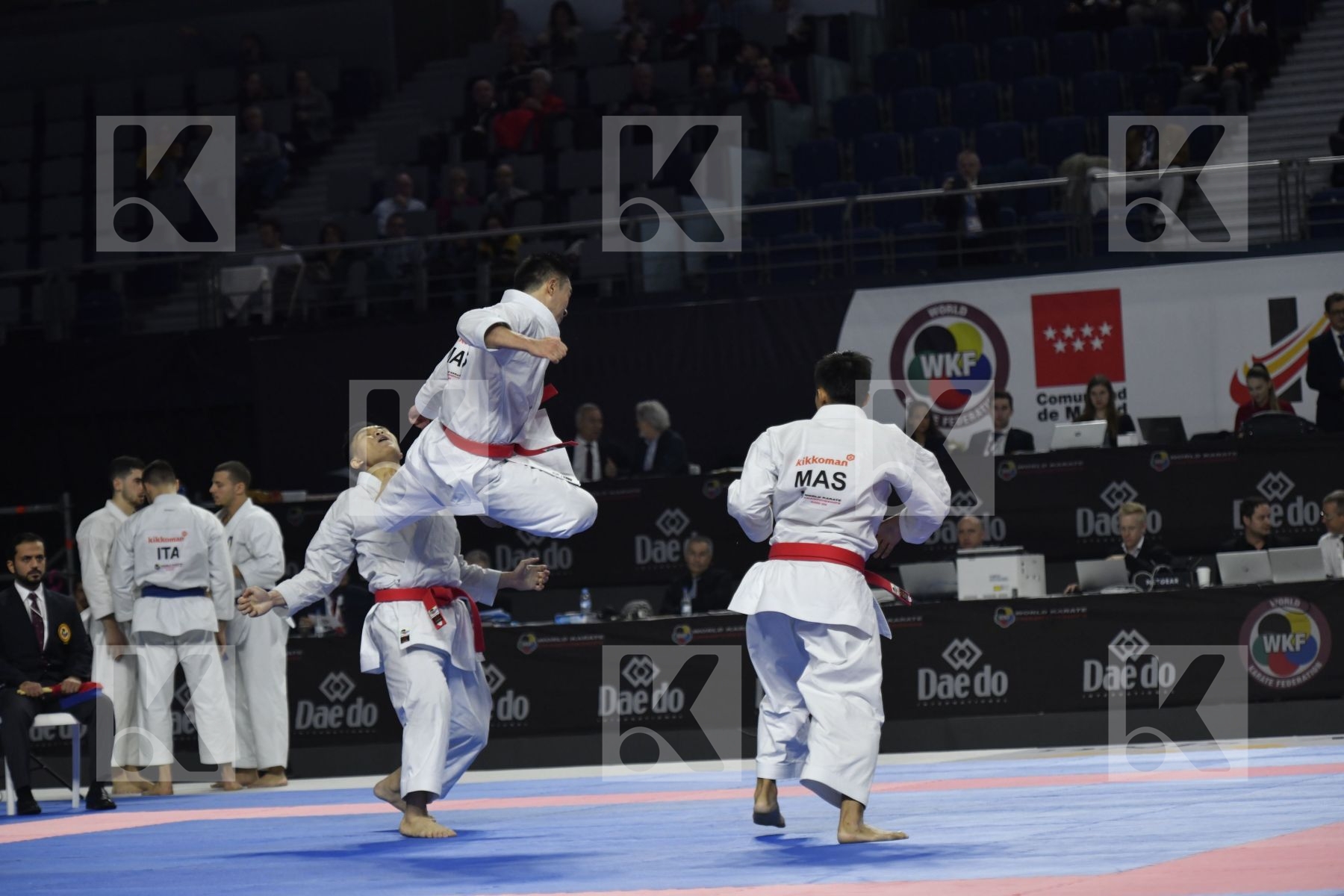 MALAYSIA (HOE, LEONG, OH THENG WEI) vs ITALY (GALLO, IODICE, PANAGIA) in Senior Team Male Kata - Bronze bout