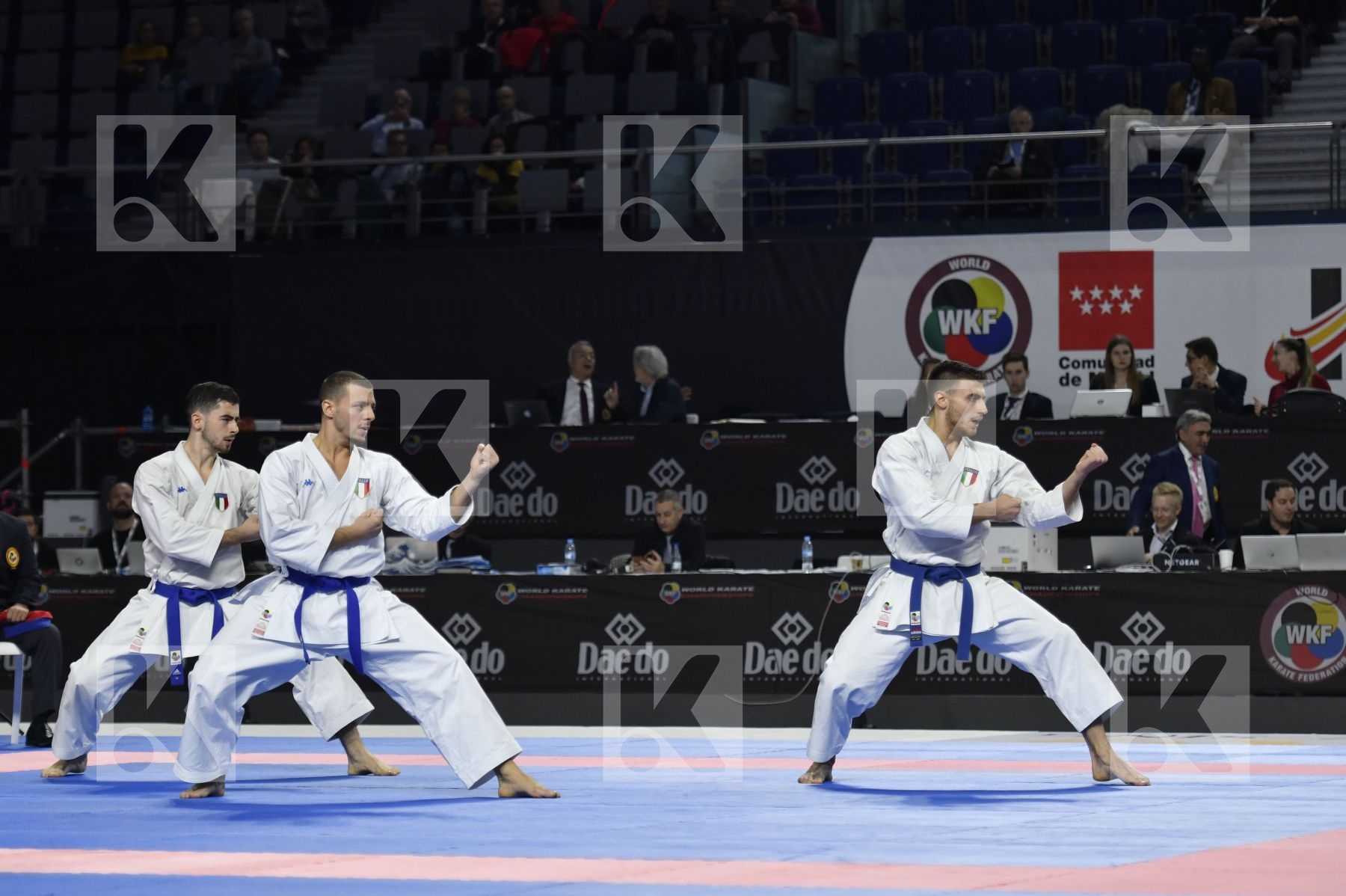 MALAYSIA (HOE, LEONG, OH THENG WEI) vs ITALY (GALLO, IODICE, PANAGIA) in Senior Team Male Kata - Bronze bout
