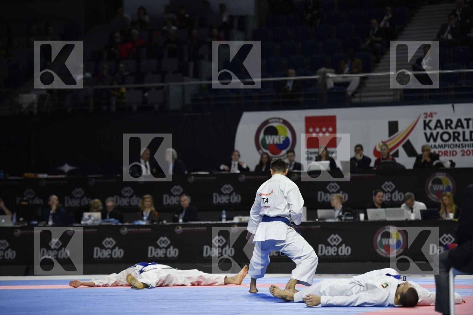 MALAYSIA (HOE, LEONG, OH THENG WEI) vs ITALY (GALLO, IODICE, PANAGIA) in Senior Team Male Kata - Bronze bout