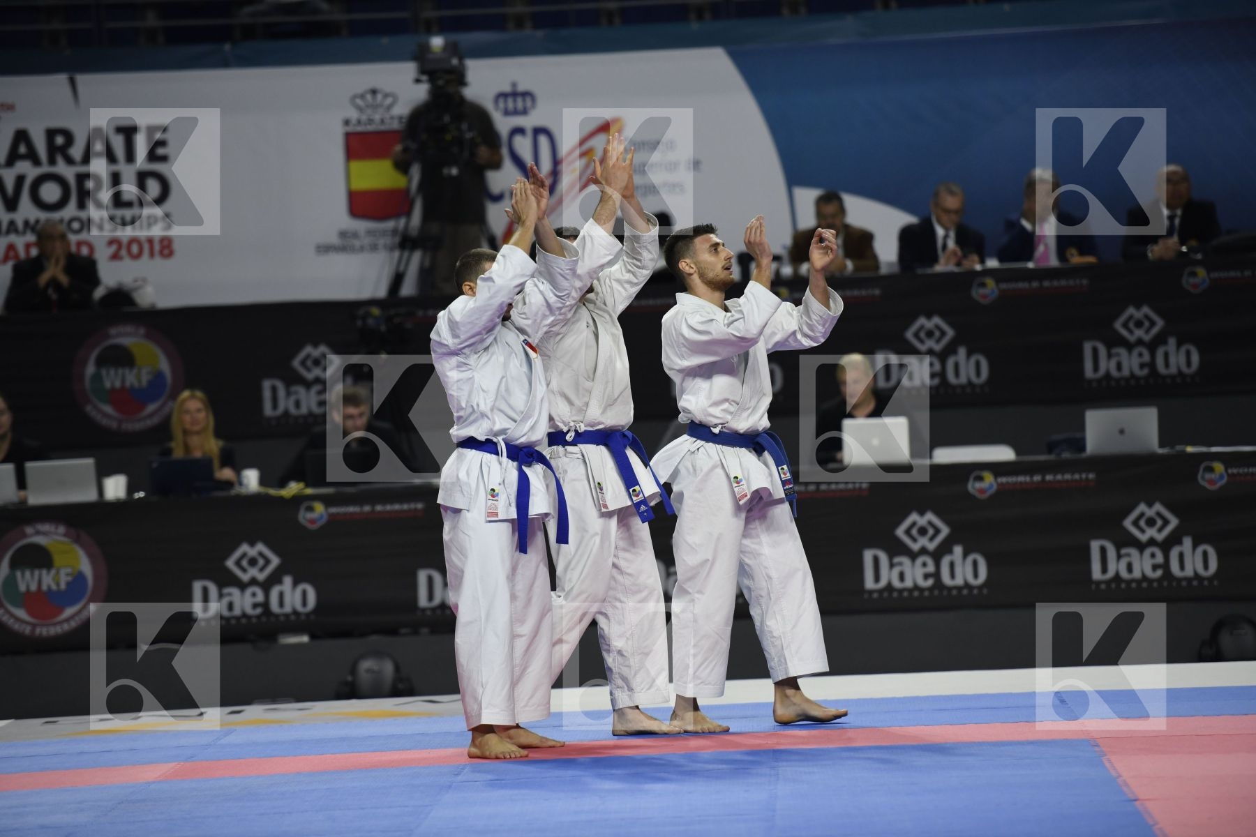 MALAYSIA (HOE, LEONG, OH THENG WEI) vs ITALY (GALLO, IODICE, PANAGIA) in Senior Team Male Kata - Bronze bout