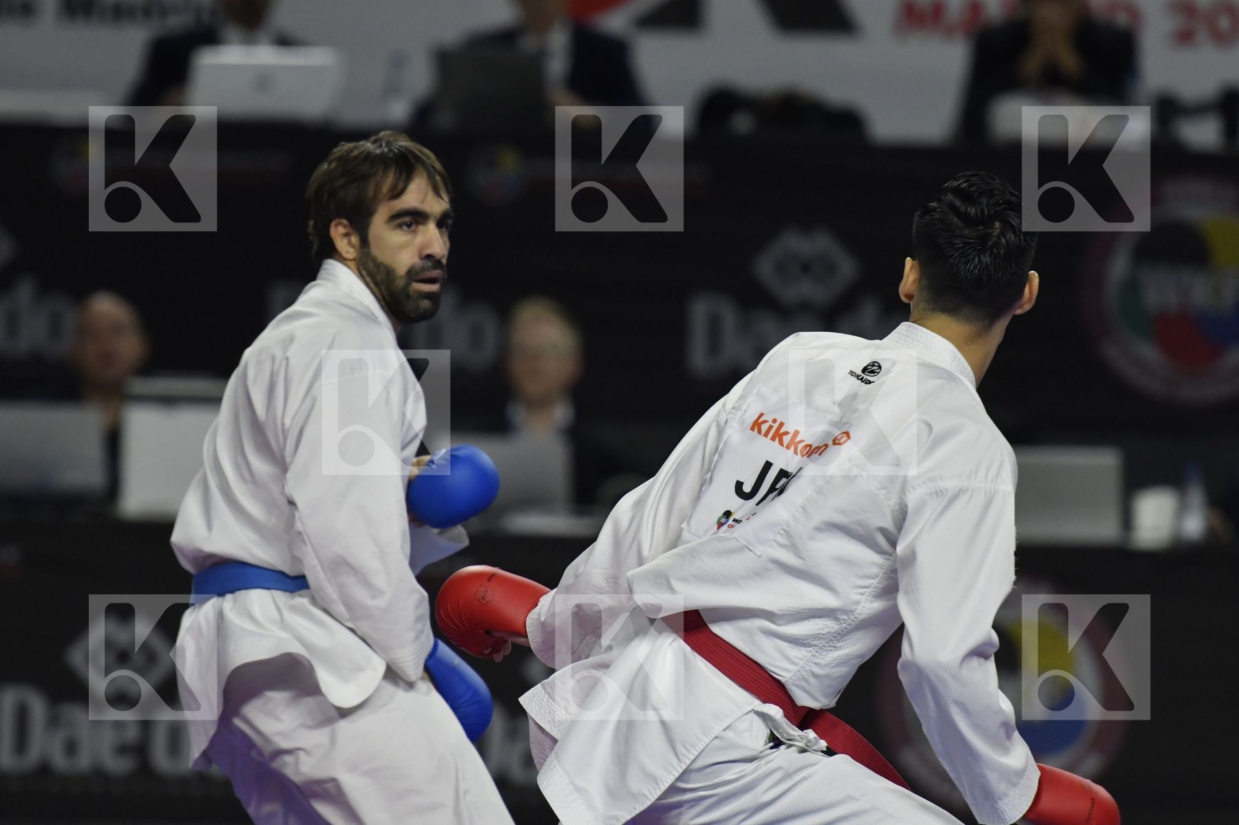JAPAN (ANDO, ARAGA, KAGAWA, MORI, NISHIMURA, SAKIYAMA, SHIMADA) vs AZERBAIJAN (ABDULLAYEV, AGHALARZADE, AGHAYEV, ATAMOV, GURBANLI, HASANOV, HASANOV) in Senior Team Male Kumite - Bronze bout