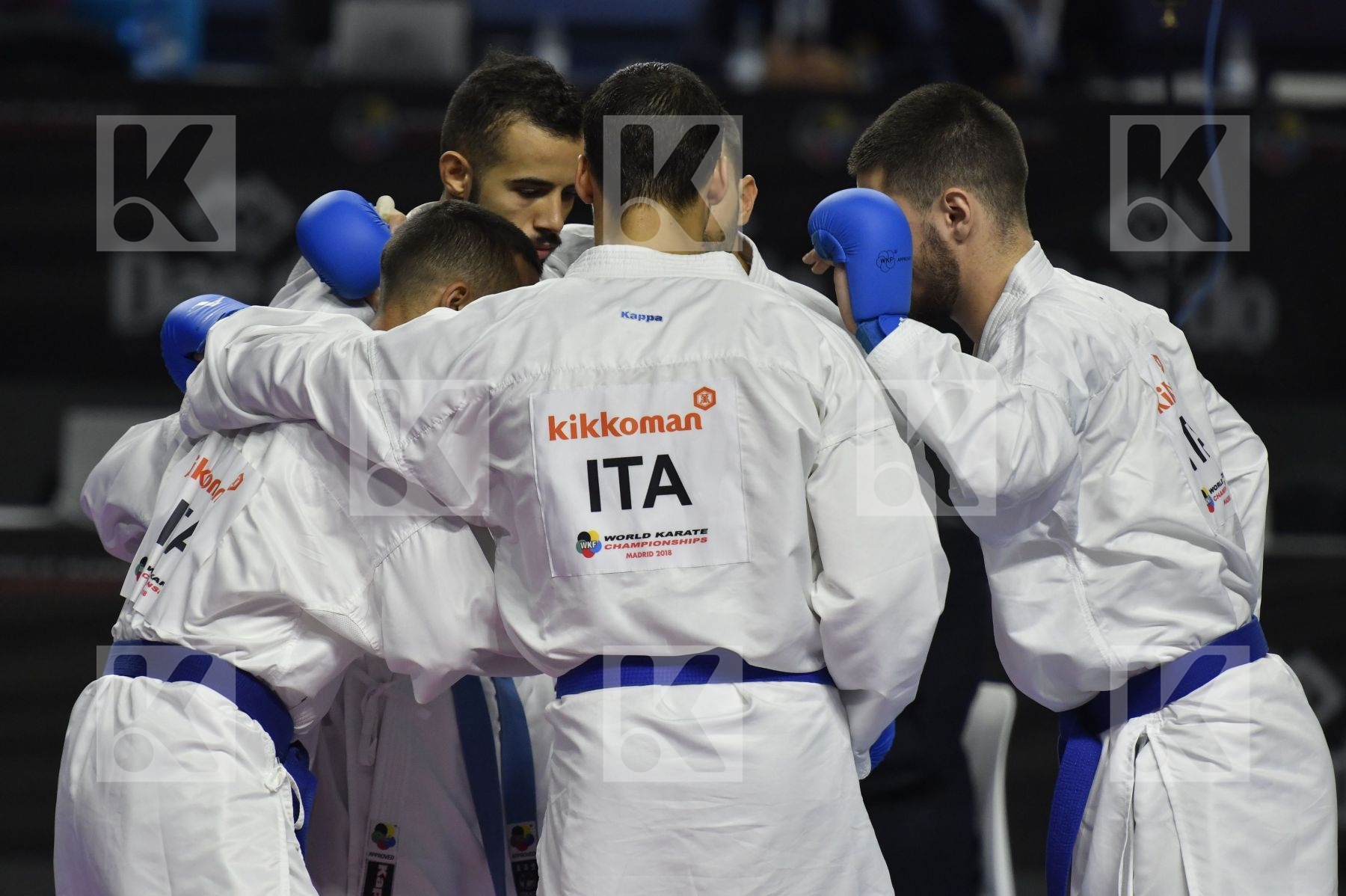 SENEGAL (CISSE, DIOP, GUEYE, MBAYE, NDOUR, SENE) vs ITALY (EL SHARABY, JENDOUBI, MAESTRI, MARESCA, MARINO, MARTINA, MINARDI) in Senior Team Male Kumite - Bronze bout