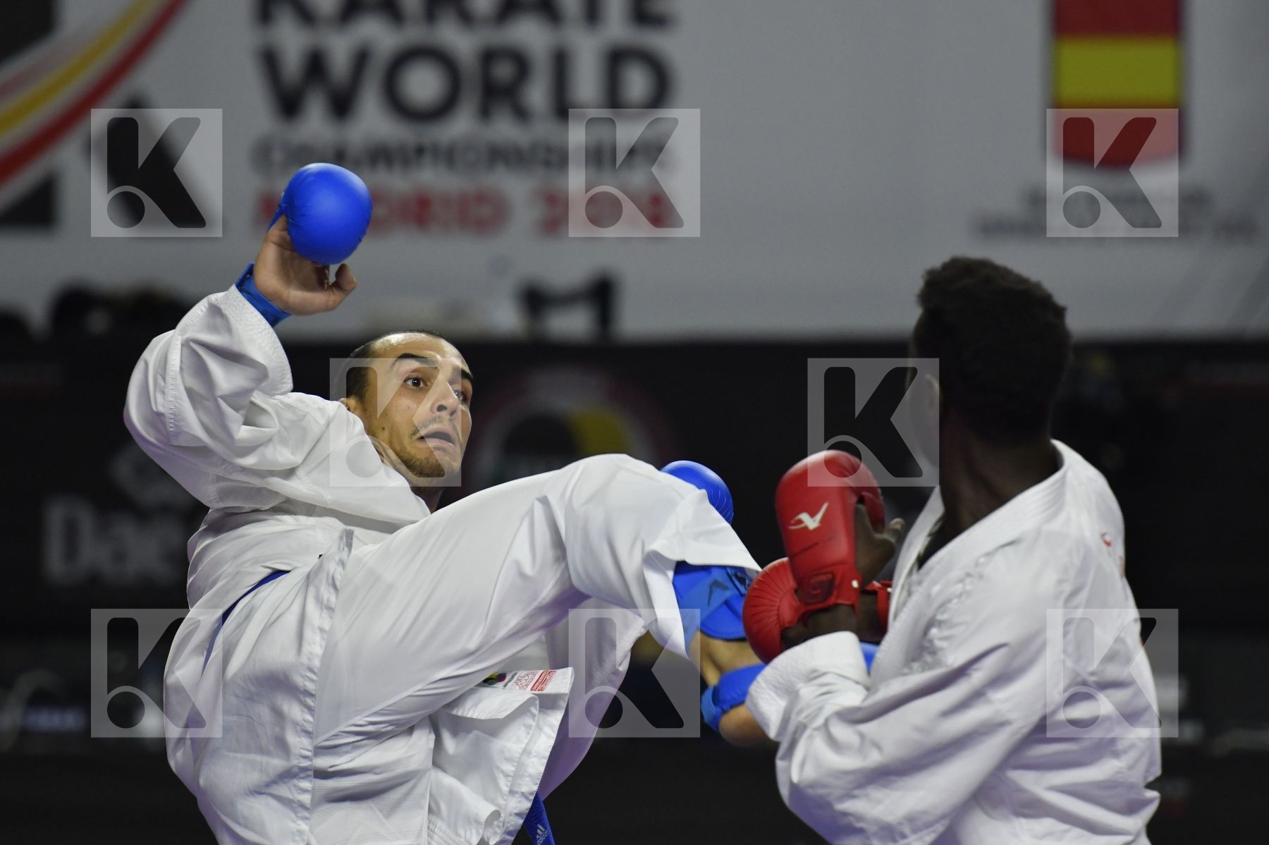 SENEGAL (CISSE, DIOP, GUEYE, MBAYE, NDOUR, SENE) vs ITALY (EL SHARABY, JENDOUBI, MAESTRI, MARESCA, MARINO, MARTINA, MINARDI) in Senior Team Male Kumite - Bronze bout
