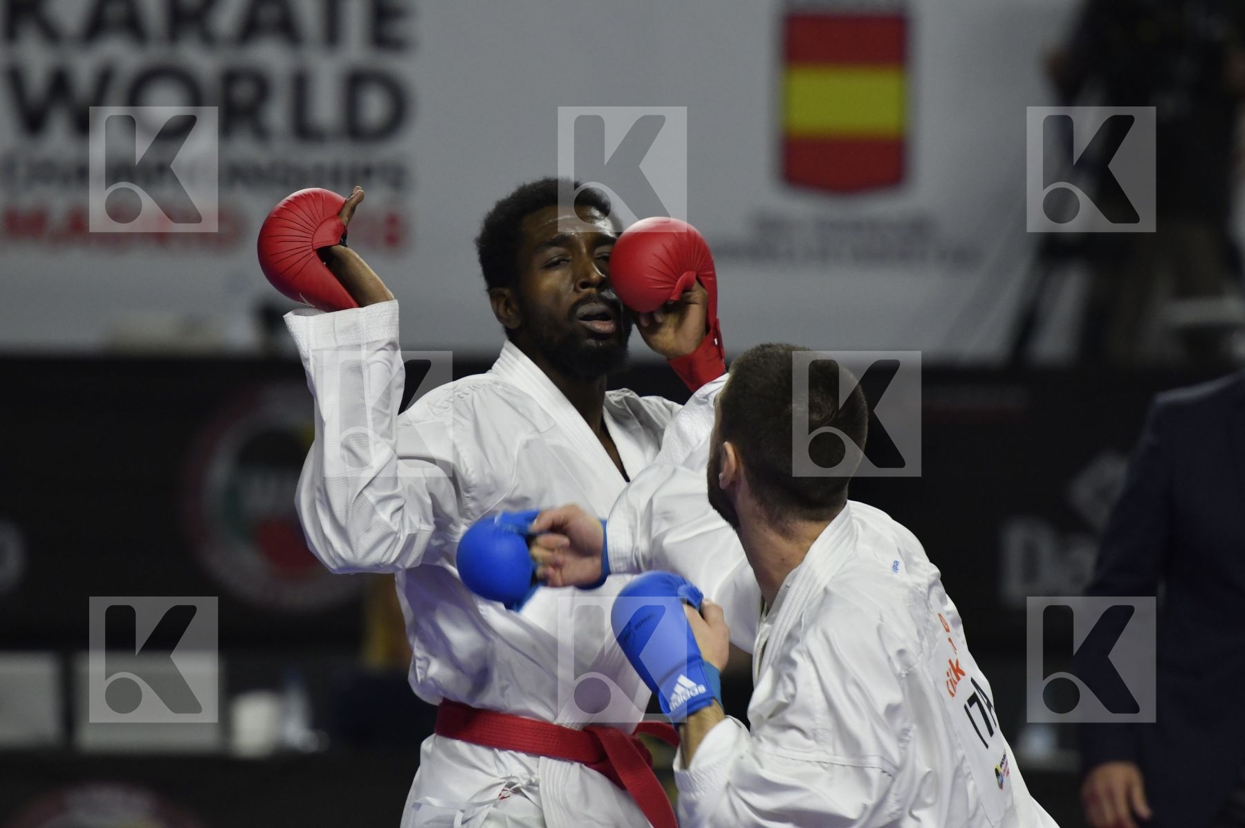 SENEGAL (CISSE, DIOP, GUEYE, MBAYE, NDOUR, SENE) vs ITALY (EL SHARABY, JENDOUBI, MAESTRI, MARESCA, MARINO, MARTINA, MINARDI) in Senior Team Male Kumite - Bronze bout
