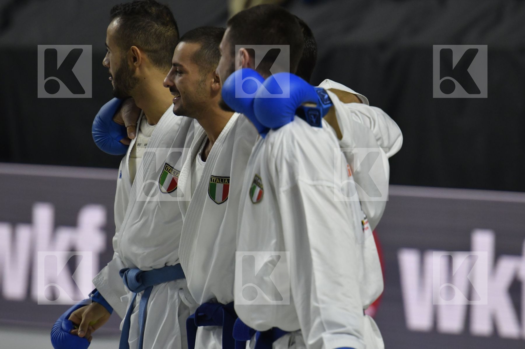 SENEGAL (CISSE, DIOP, GUEYE, MBAYE, NDOUR, SENE) vs ITALY (EL SHARABY, JENDOUBI, MAESTRI, MARESCA, MARINO, MARTINA, MINARDI) in Senior Team Male Kumite - Bronze bout