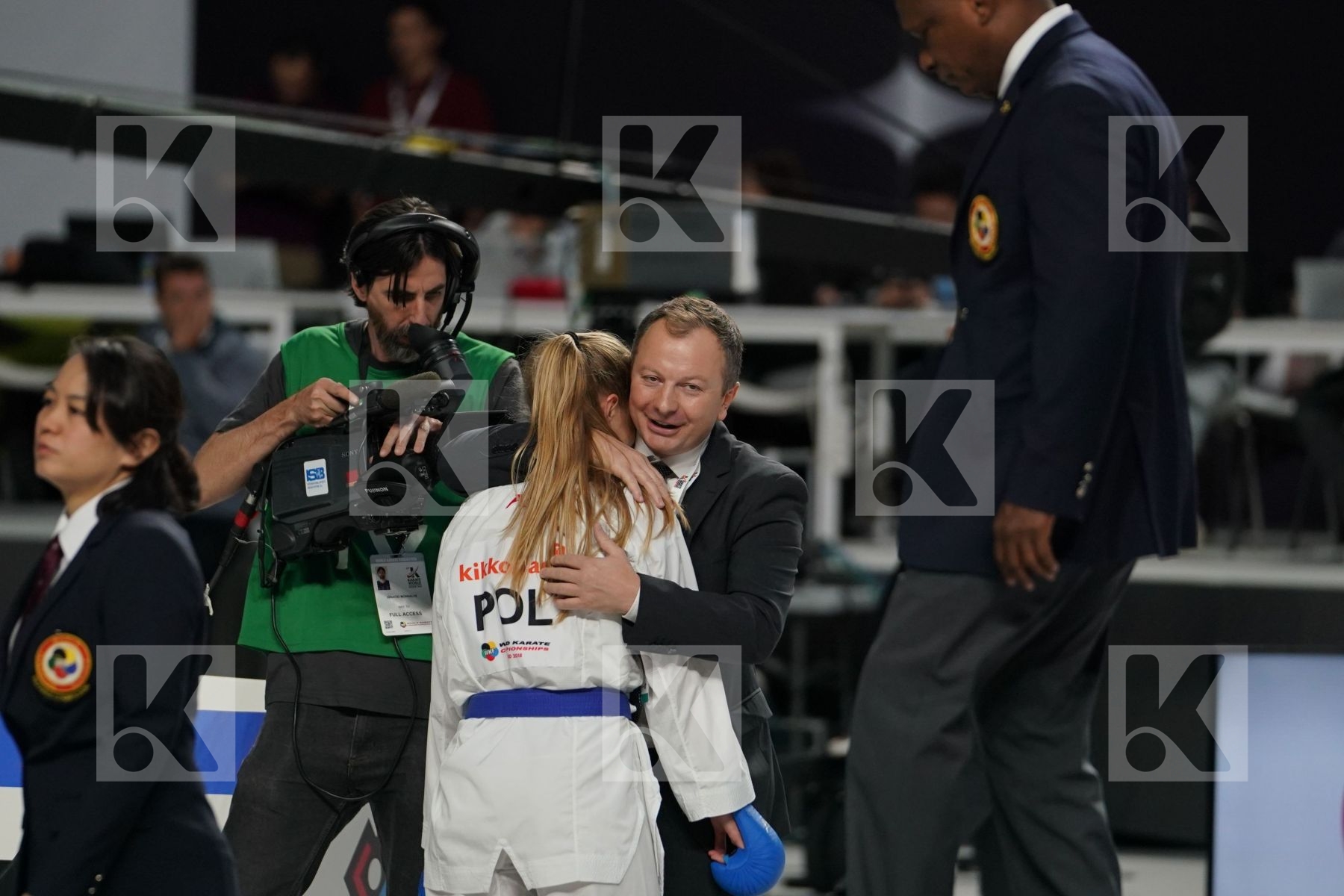 JANA BITSCH (GERMANY) vs DOROTA BANASZCZYK (POLAND) in Senior Kumite -55 Kg - Final bout