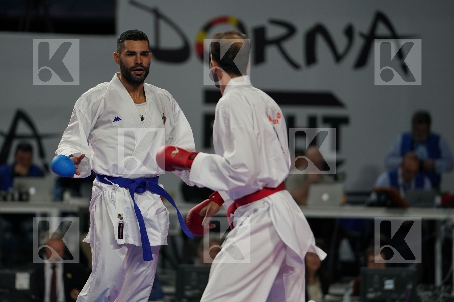 BAHMAN ASGARI GHONCHEH (ISLAMIC REPUBLIC OF IRAN) vs LUIGI BUSA (ITALY) in Senior Kumite Ð 75 Kg - Final bout