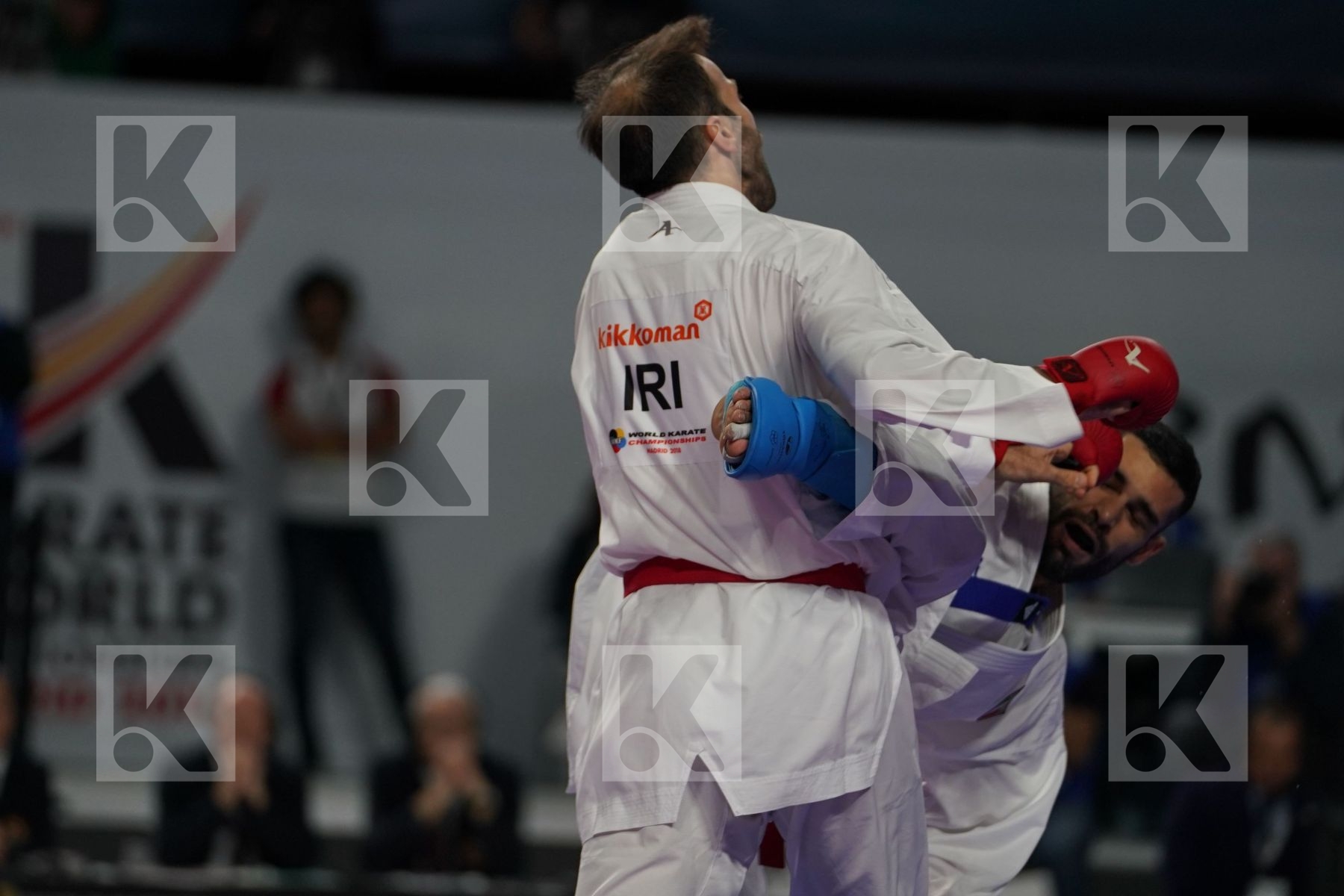 BAHMAN ASGARI GHONCHEH (ISLAMIC REPUBLIC OF IRAN) vs LUIGI BUSA (ITALY) in Senior Kumite Ð 75 Kg - Final bout