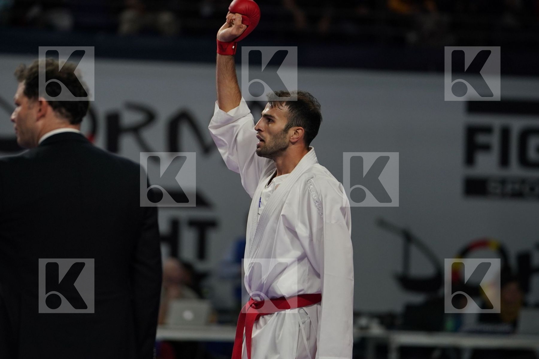 BAHMAN ASGARI GHONCHEH (ISLAMIC REPUBLIC OF IRAN) vs LUIGI BUSA (ITALY) in Senior Kumite Ð 75 Kg - Final bout