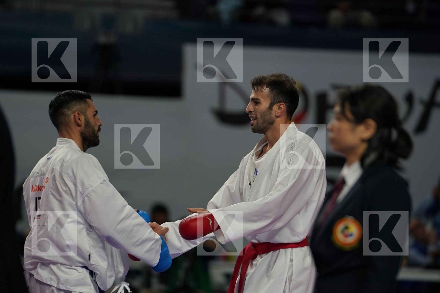 BAHMAN ASGARI GHONCHEH (ISLAMIC REPUBLIC OF IRAN) vs LUIGI BUSA (ITALY) in Senior Kumite Ð 75 Kg - Final bout